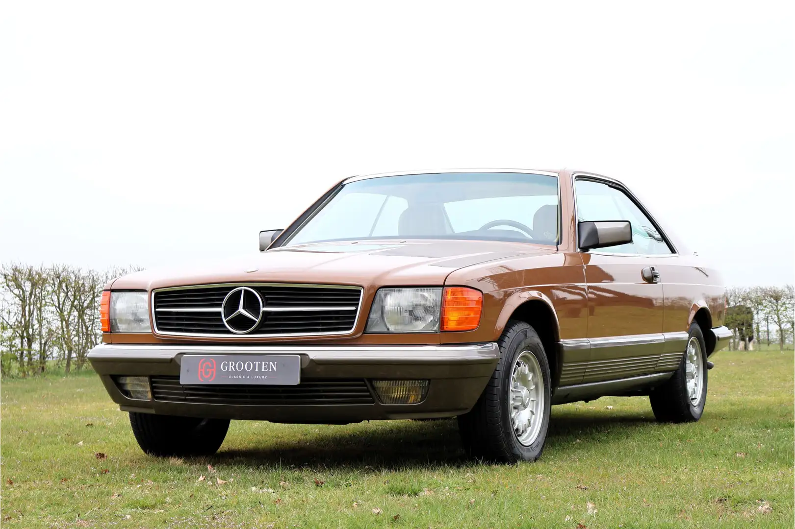 Mercedes-Benz S 380 SEC - C126 - 49.000 km !! Braun - 2