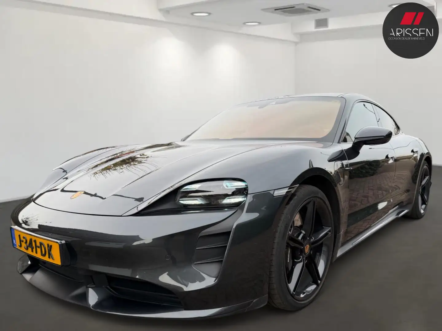 Porsche Taycan Turbo 93 kWh Dealer onderhouden Grijs - 1
