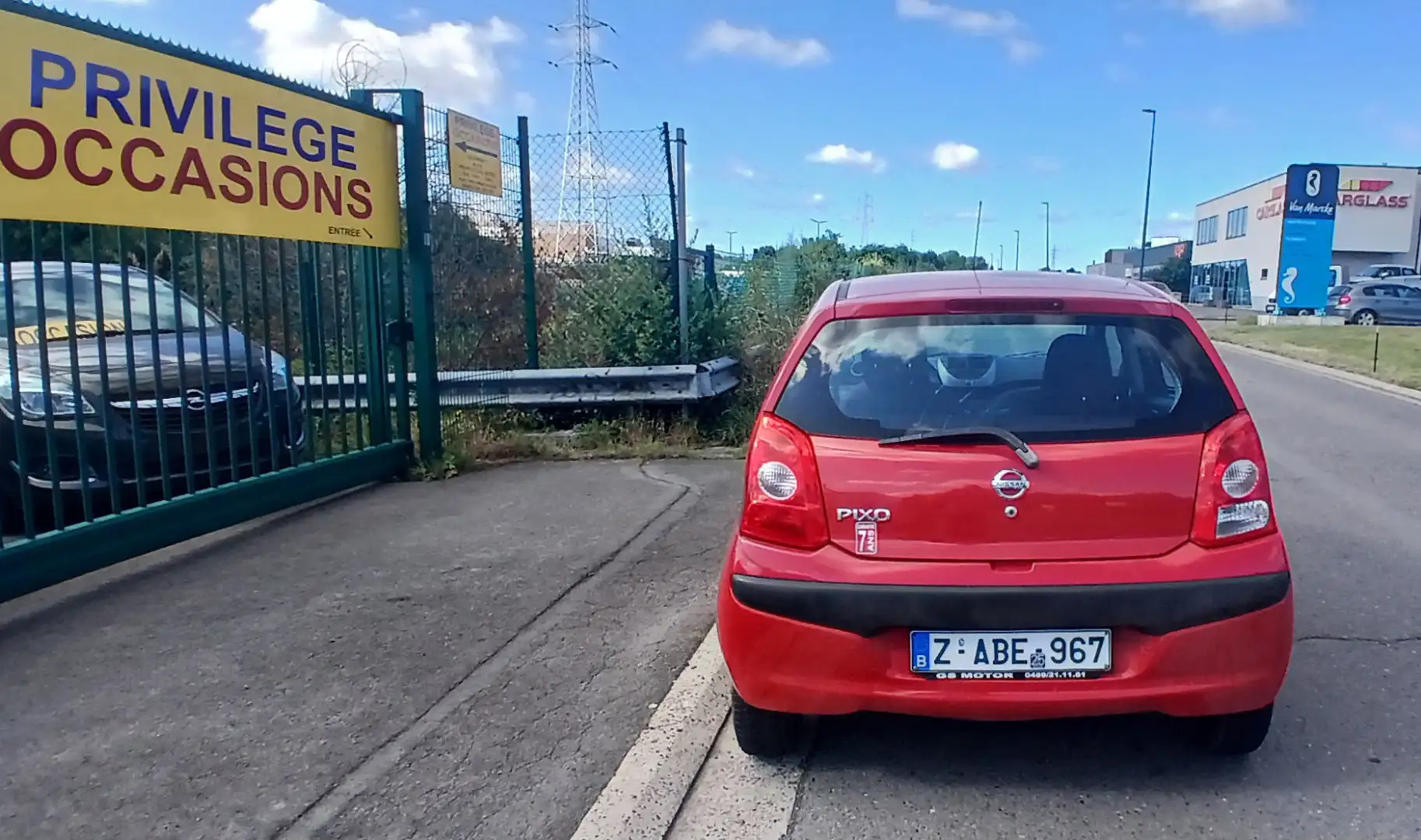 Nissan Pixo 10i direction assistée ver centr vtel rcd EURO5 Rosso - 1