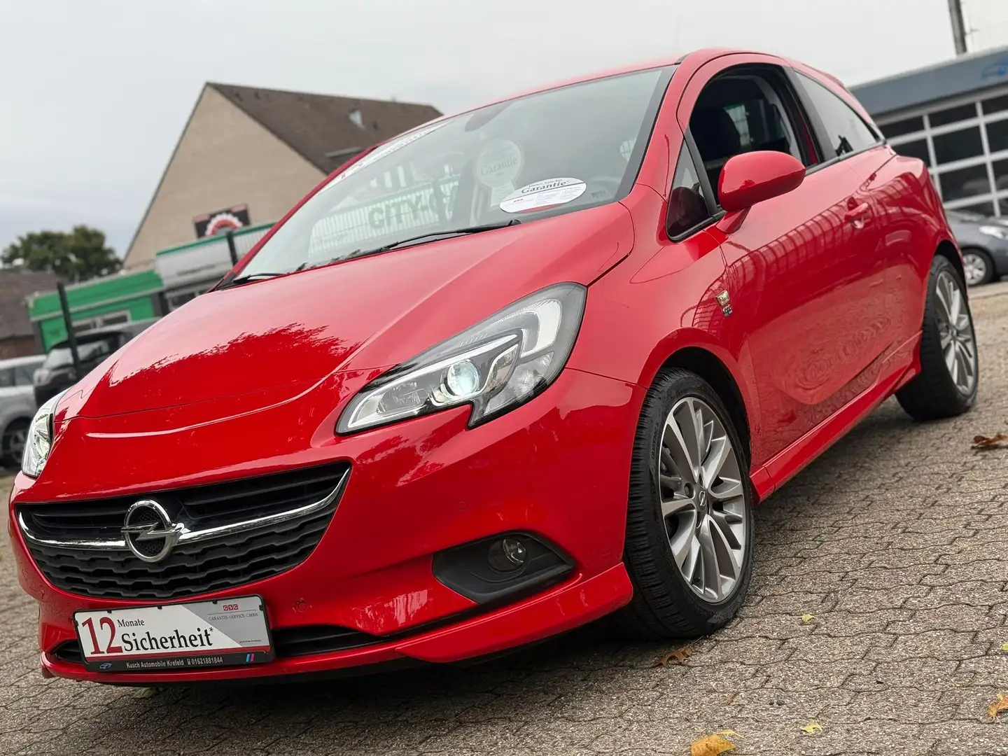 Opel Corsa OPC-LINE BI Xenon SHZ Tempomat 17" Alu Scheckheft Rood - 1