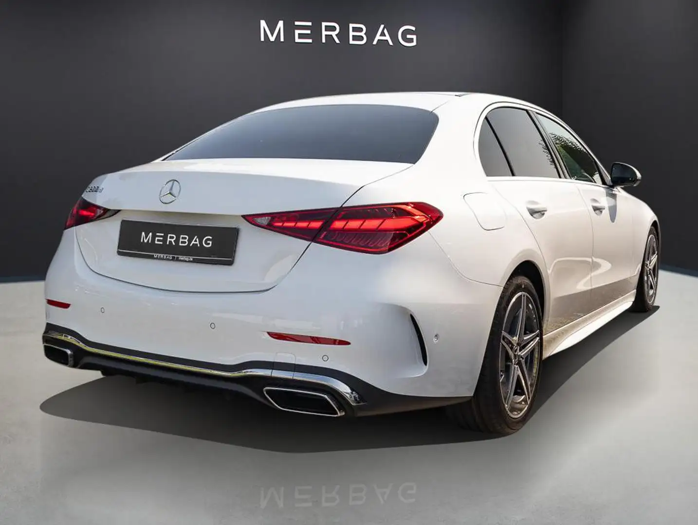 Mercedes-Benz C 200 d S-Sitz ParkAss. LED LM SpurH SD Sport Weiß - 2