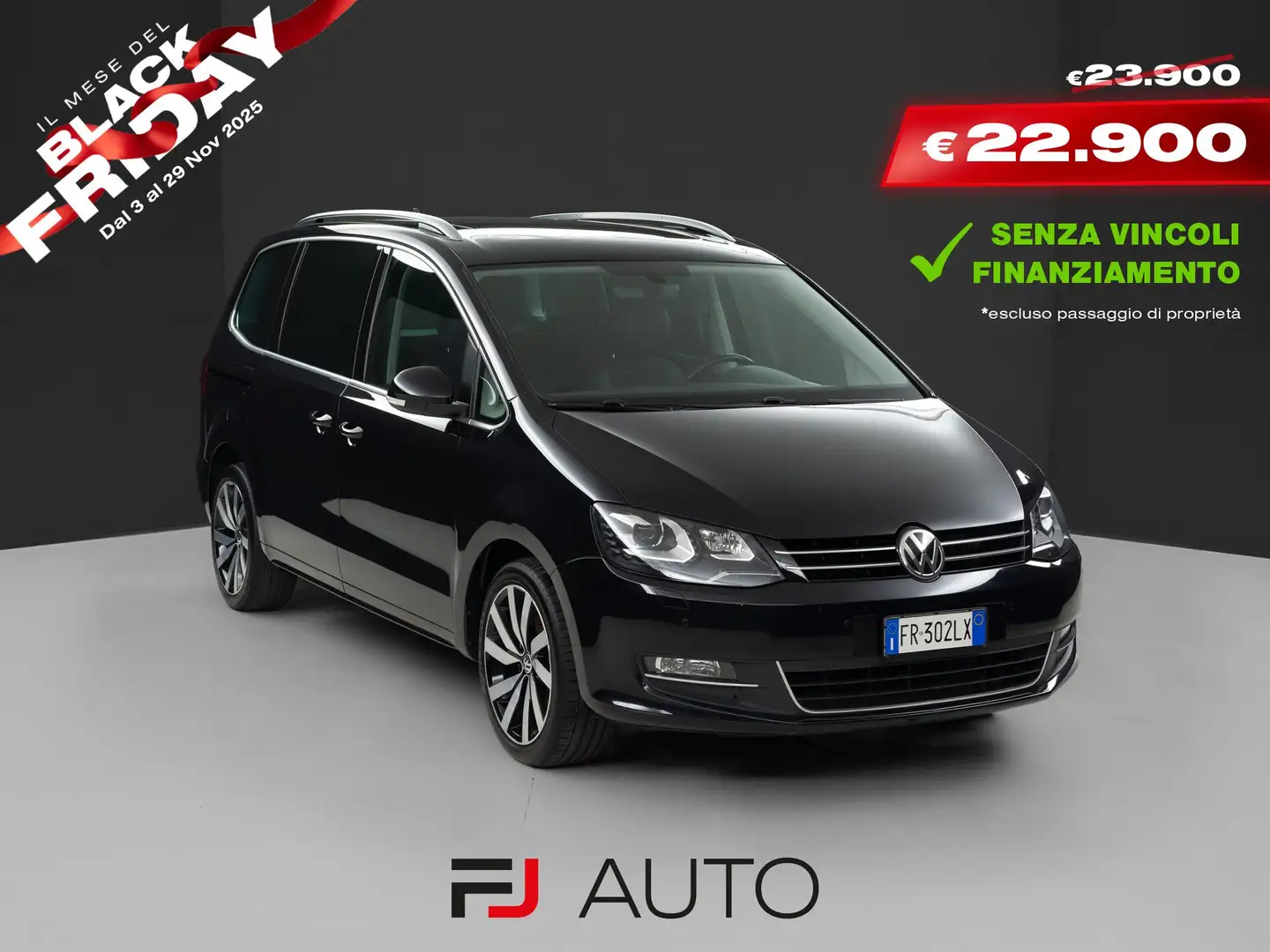 Volkswagen Sharan 2.0 TDI Highline 184cv DSG 7 posti Noir - 1