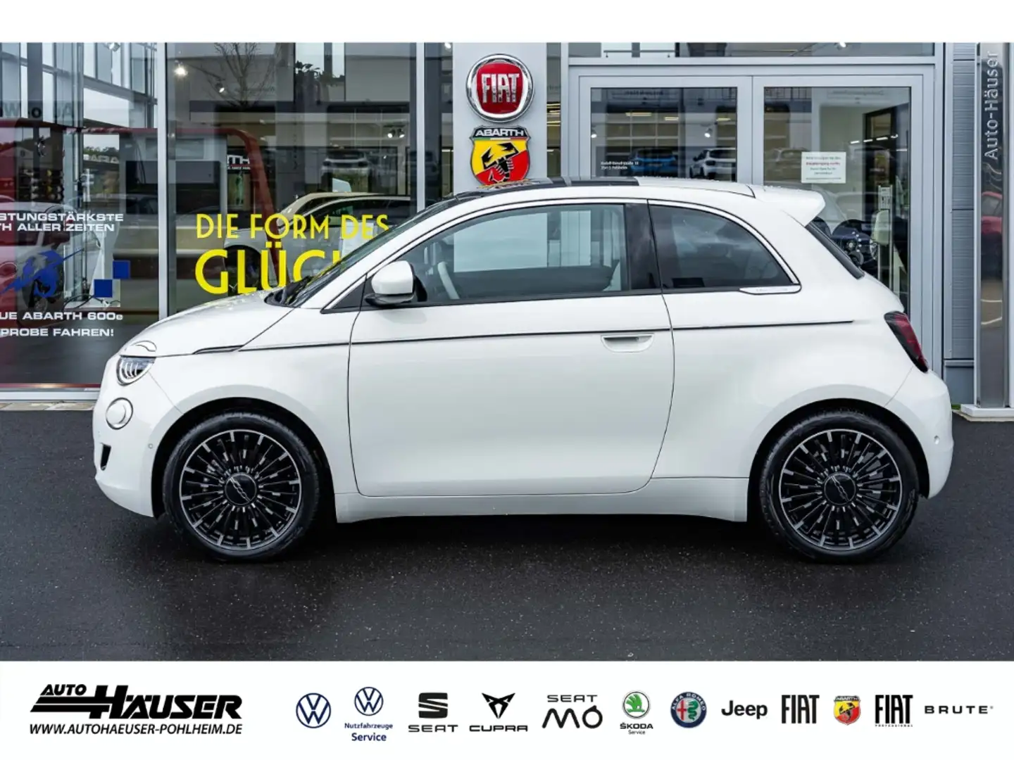 Fiat 500e La Prima by Bocelli 42kWh PANO NAVI JBL LED APPLE Weiß - 2