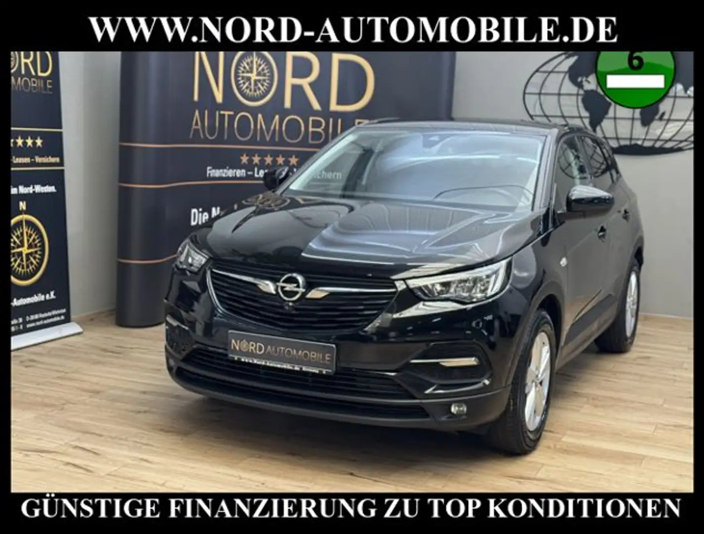 Opel Grandland 1.5 D Business *AHK*LED*360°*4xSHZ*NAV Business E Schwarz - 1