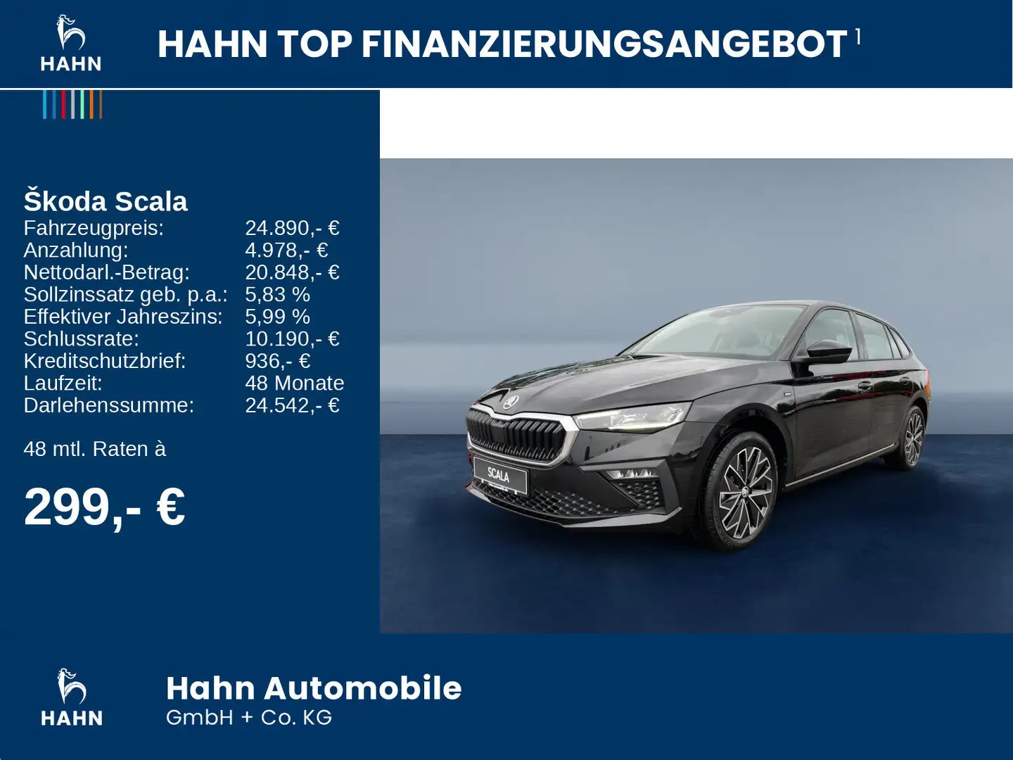 Skoda Scala Drive 115 TSI DSG NAVI LED PDC SHZ AHK ACC Noir - 2