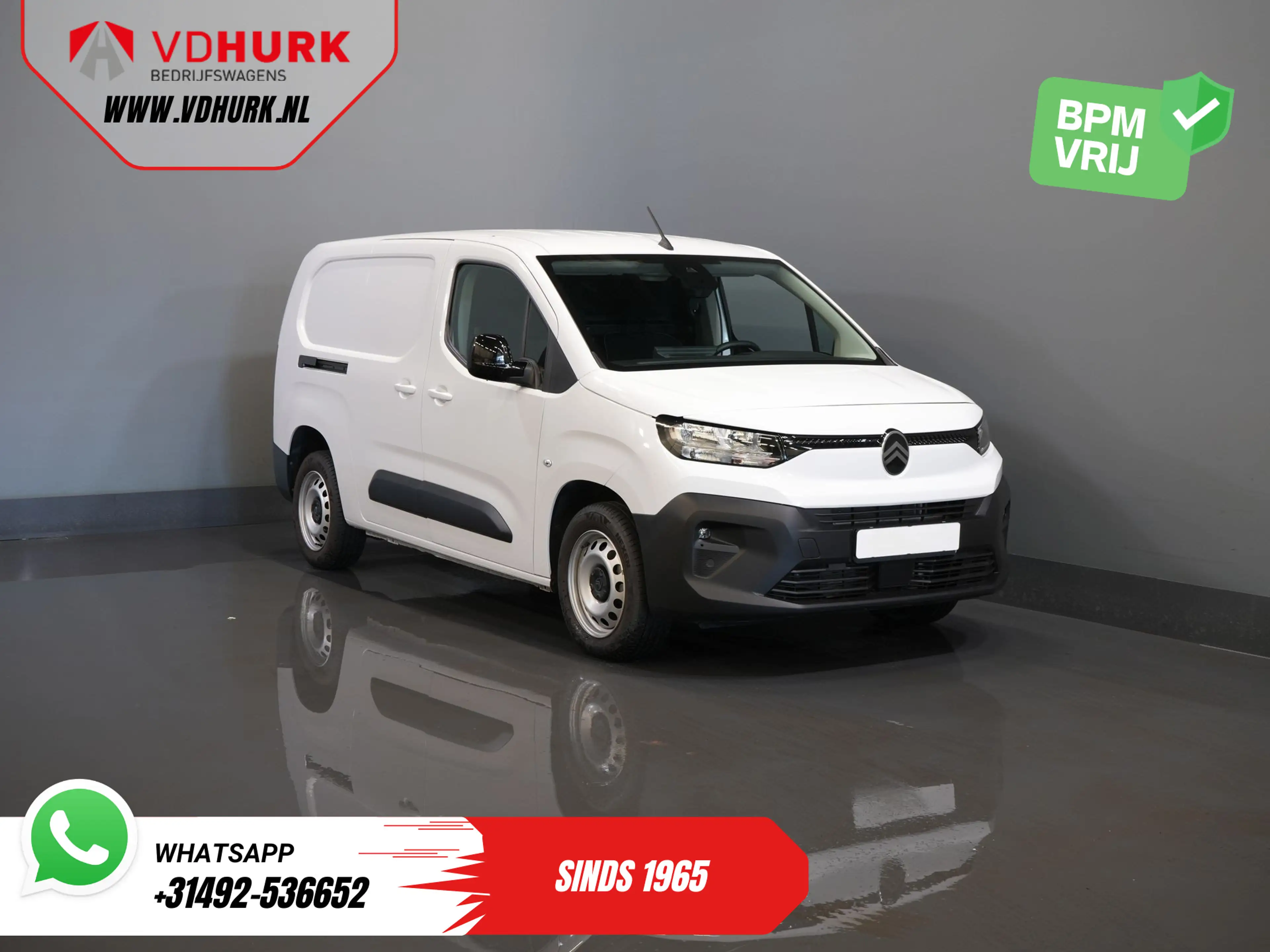 Peugeot Partner (Citroen Berlingo) 1.5 HDi 100 pk L2 Carplay/ Stoe