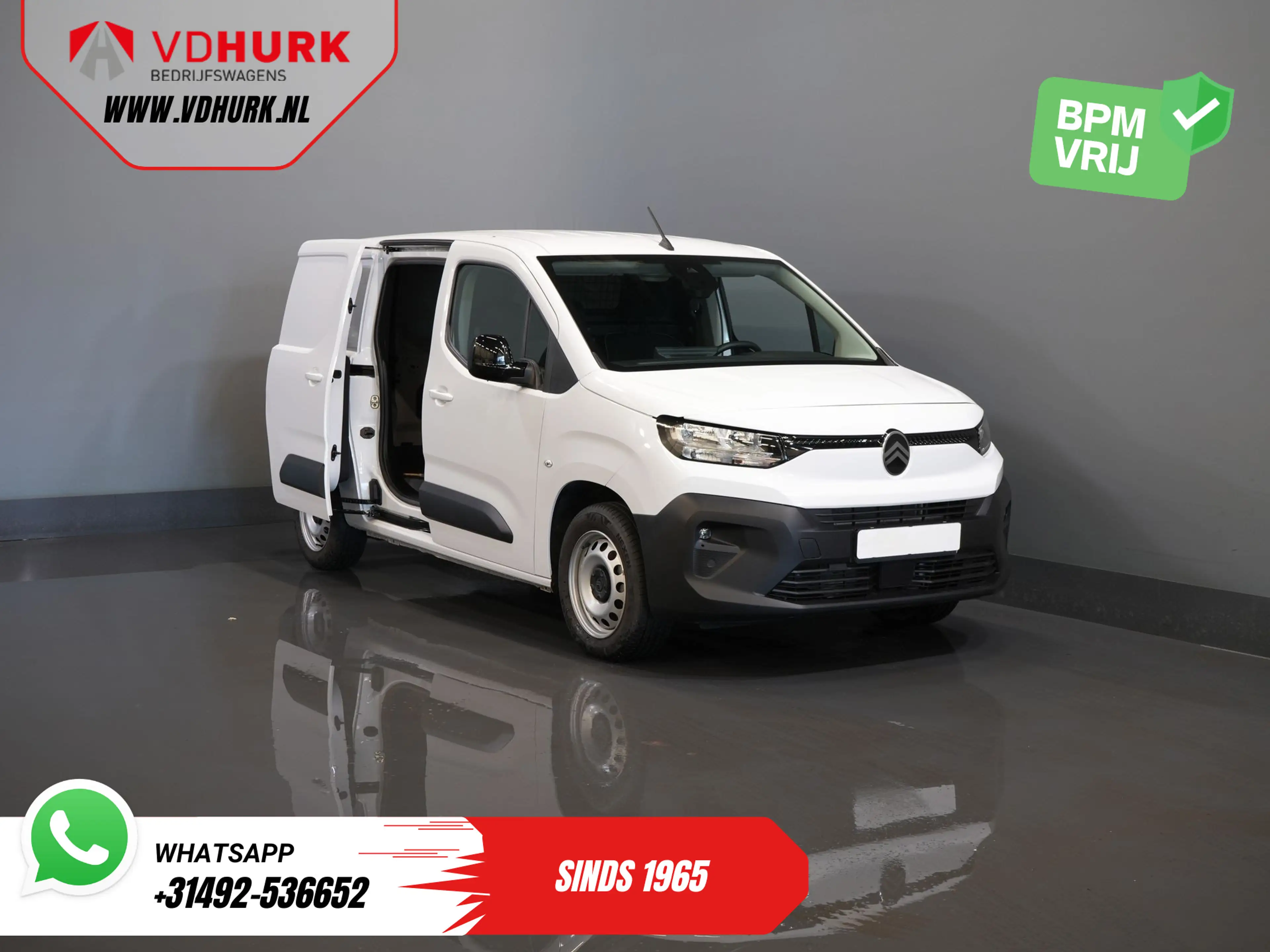 Peugeot Partner (Citroen Berlingo) 1.5 HDi 100 pk L2 Carplay/ Stoe — photo 9