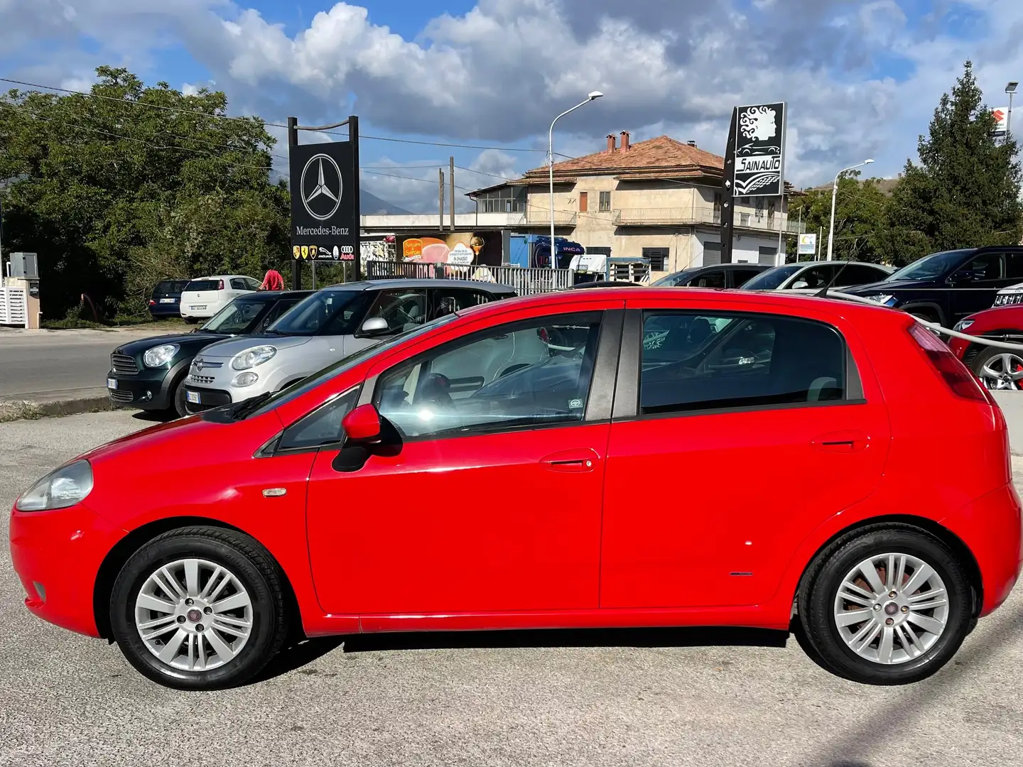 Fiat Grande Punto 1.3 Multijet 75cv Ok neopatentati Rouge - 2