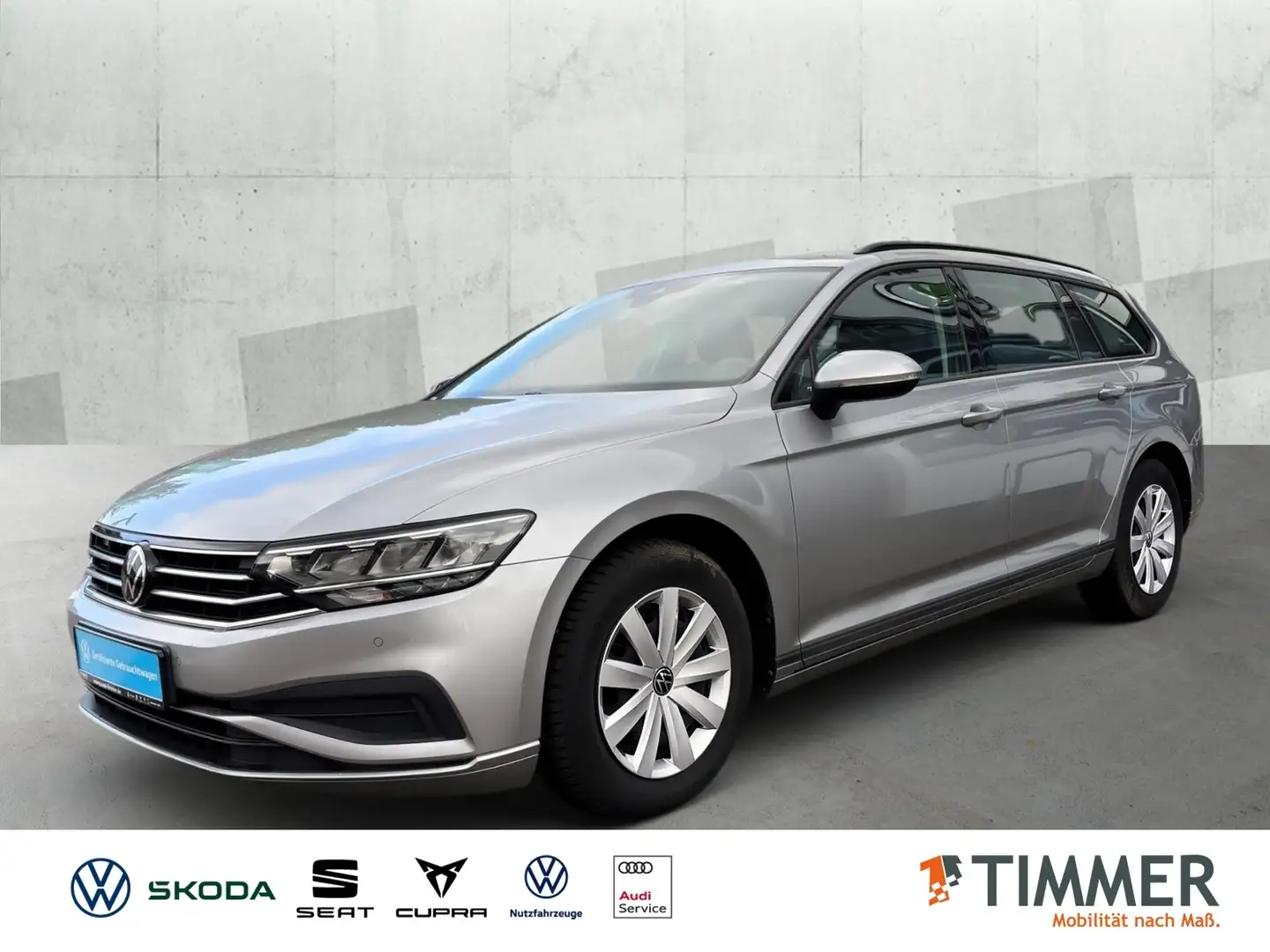 Volkswagen Passat Variant 2.0 TDI *ACC *LED *RKAM *NAVI *PDC *SHZ *APP-CONN Срібний - 1