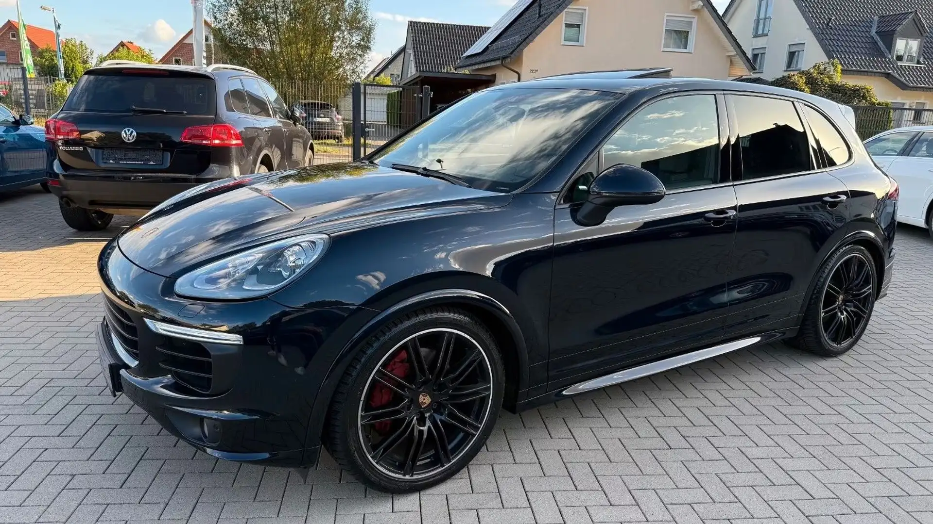 Porsche Cayenne S V8 Diesel Sport Design Paket-21LM-AHK Blau - 2