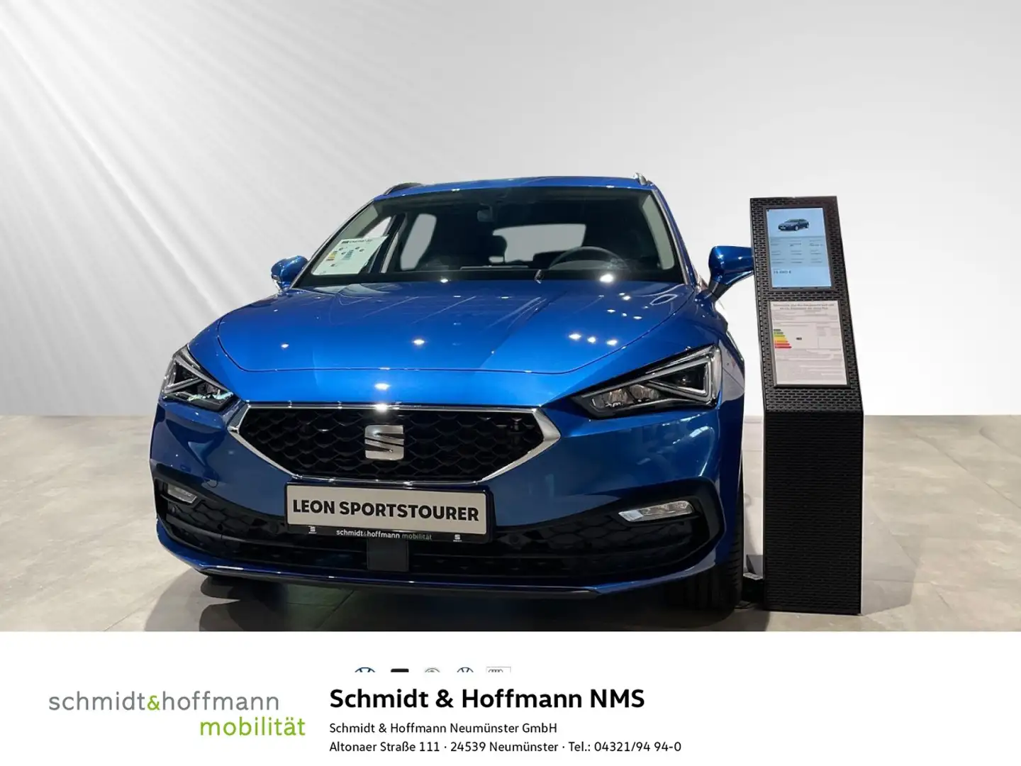 SEAT Leon Sportstourer Style Edition 1.5TeSI DSG Kamera AHK Blauw - 1
