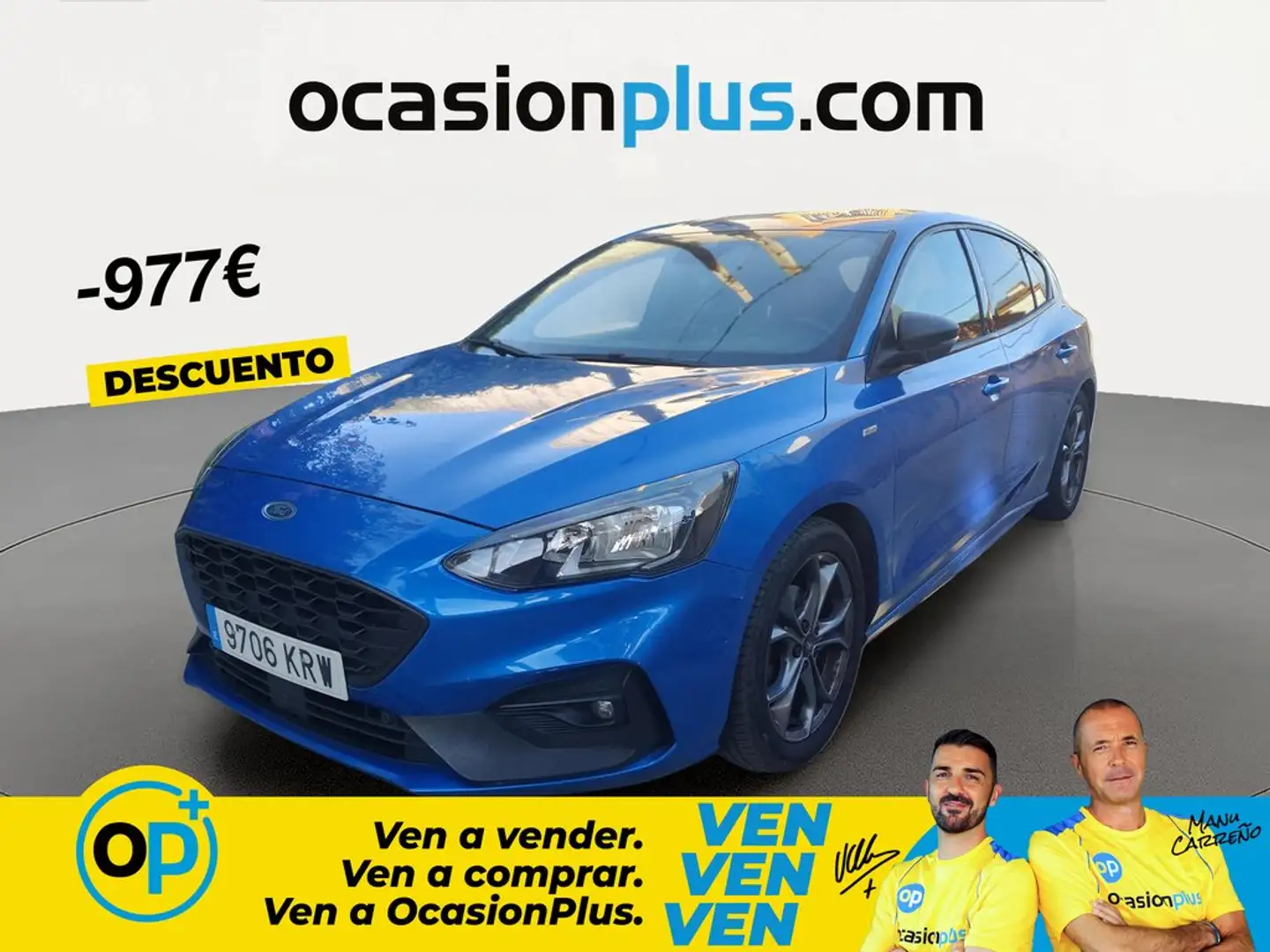 Ford Focus 1.0 Ecoboost ST Line 125 Azul - 1