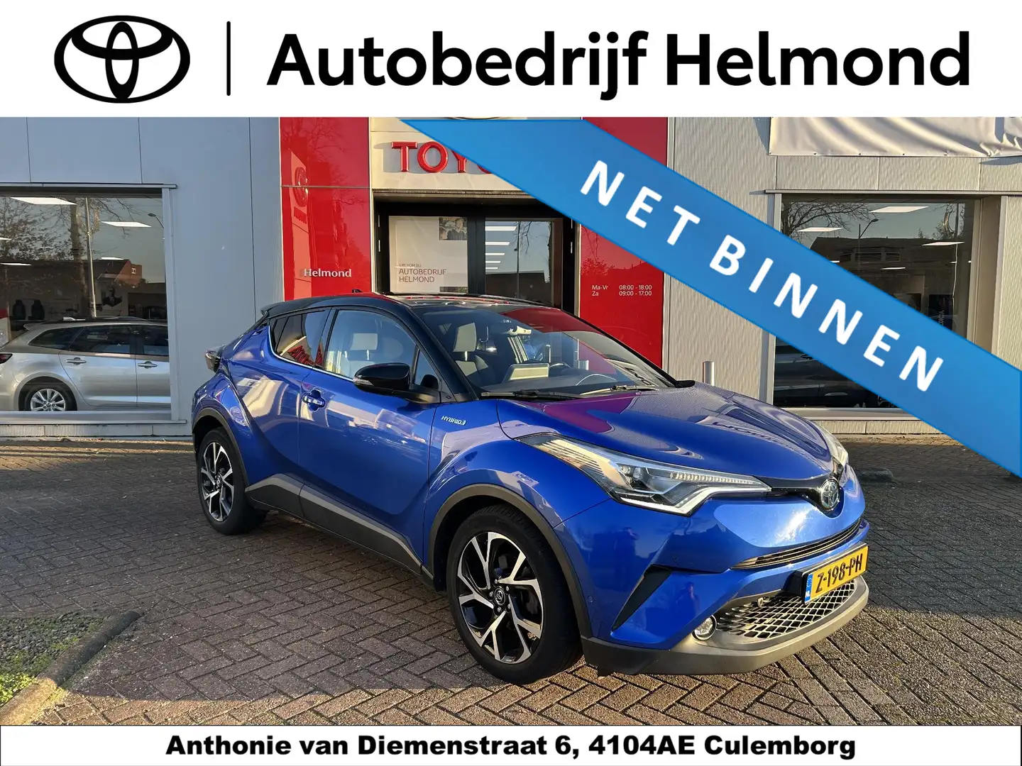 Toyota C-HR 1.8 Hybrid Bi-Tone Blauw - 1