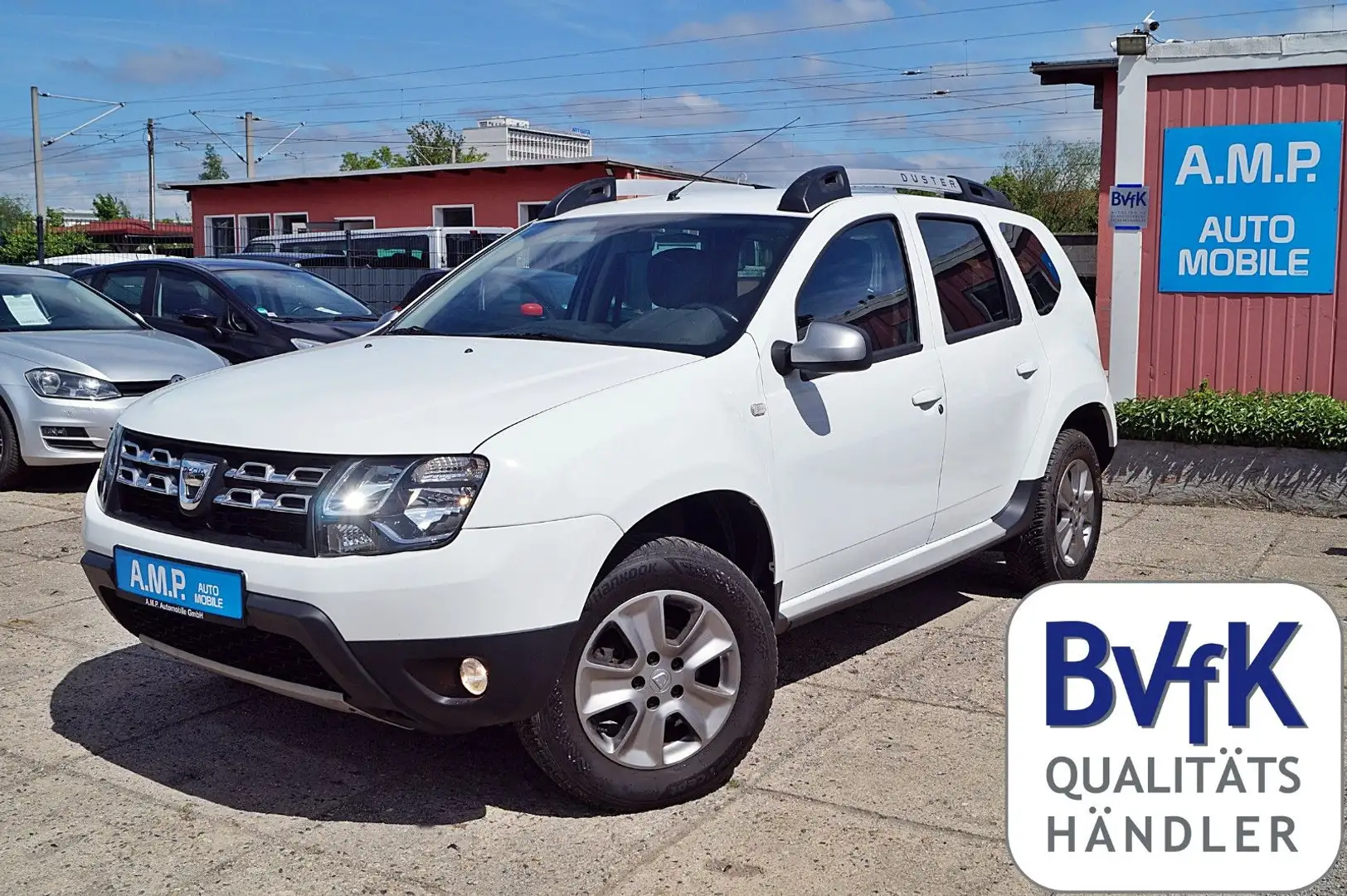 Dacia Duster 1.2TCe 4x4, GARANTIE, Leder, AHK, Navi, Blanc - 1