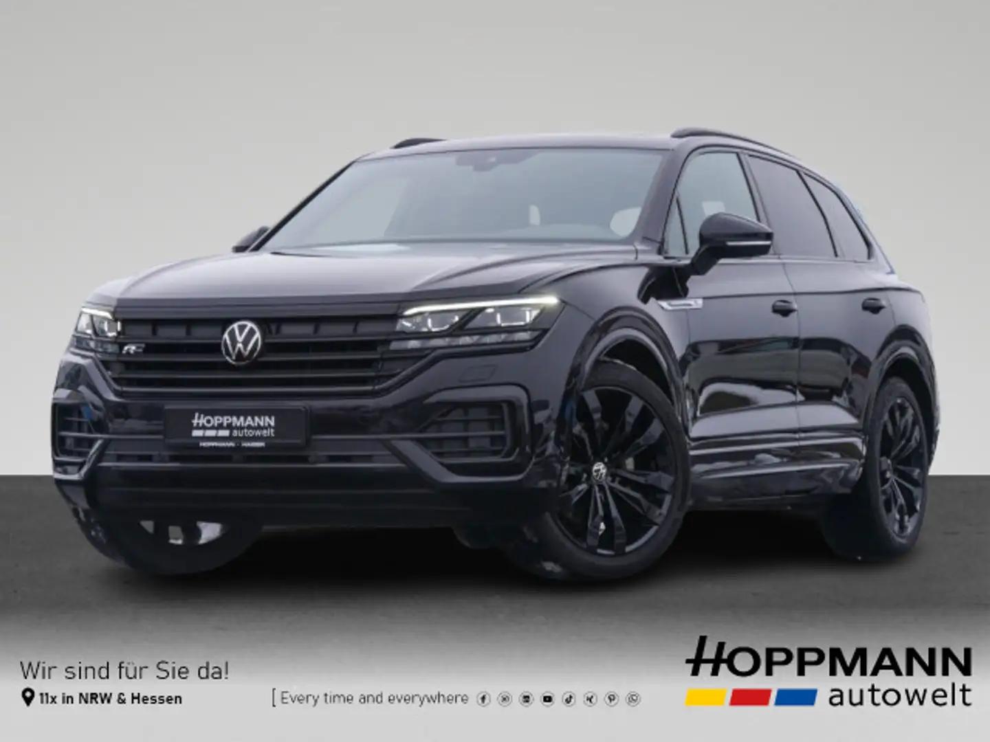Volkswagen Touareg 3.0 V6 TDI R-Line Standheizung Pano AHK Schwarz - 1