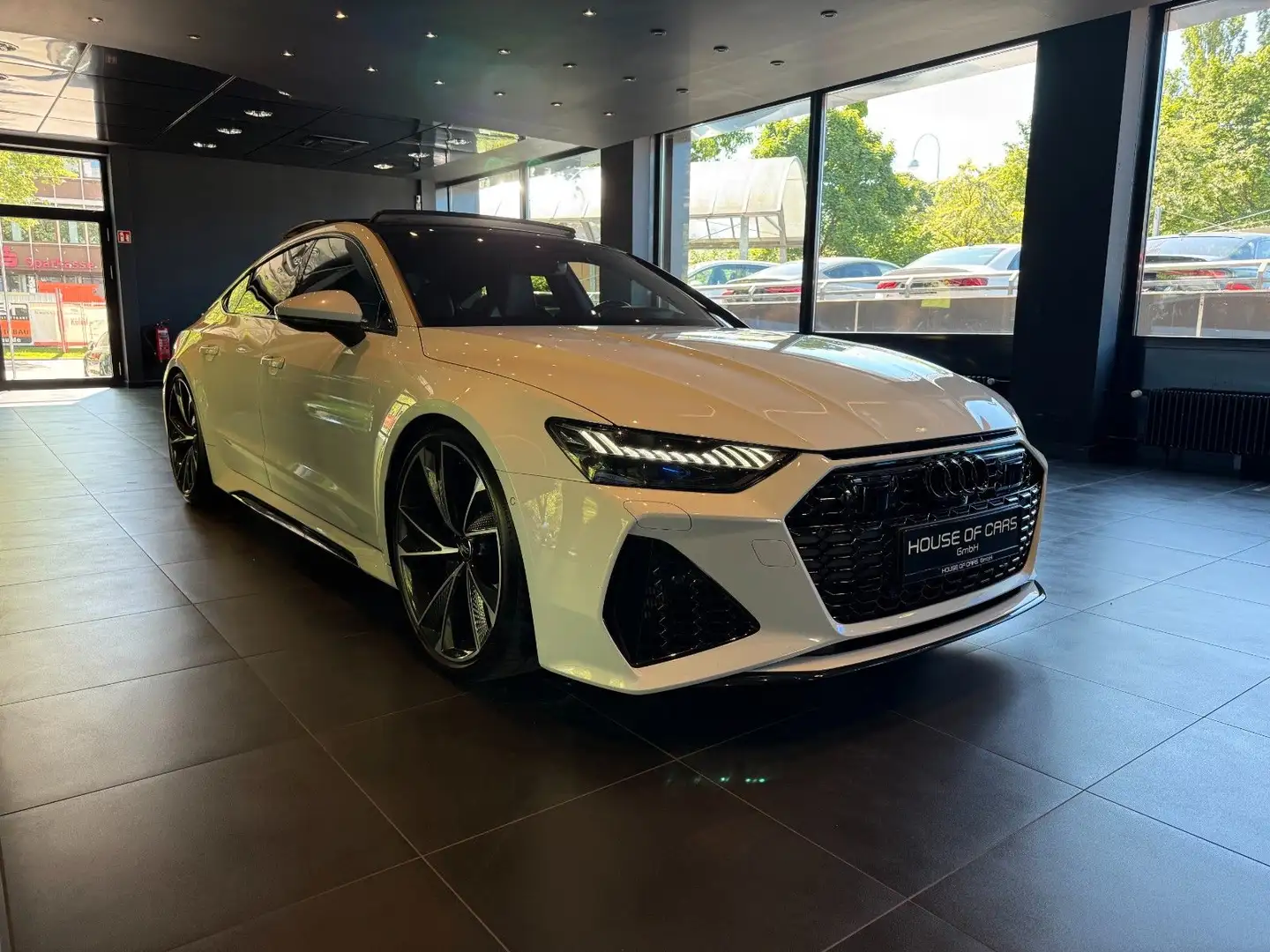 Audi RS7 Sportback 4.0 TFSI quattro*Pano*Softclose*AC Fehér - 2