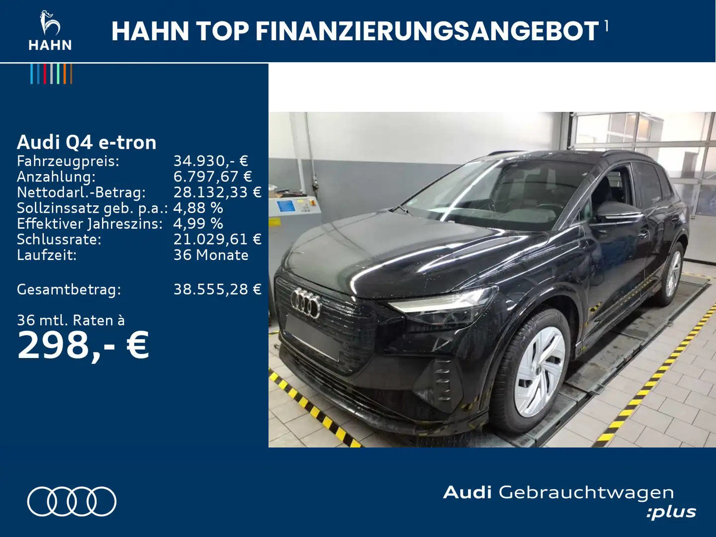Audi Q4 e-tron 40 advanced Navi ACC CAM Lenkradh Sitz Schwarz - 2