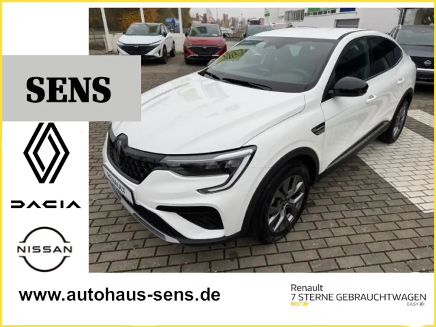 Renault Arkana 1.3 TCe 140 Mild-Hybrid Techno*SHZ* Weiß - 1