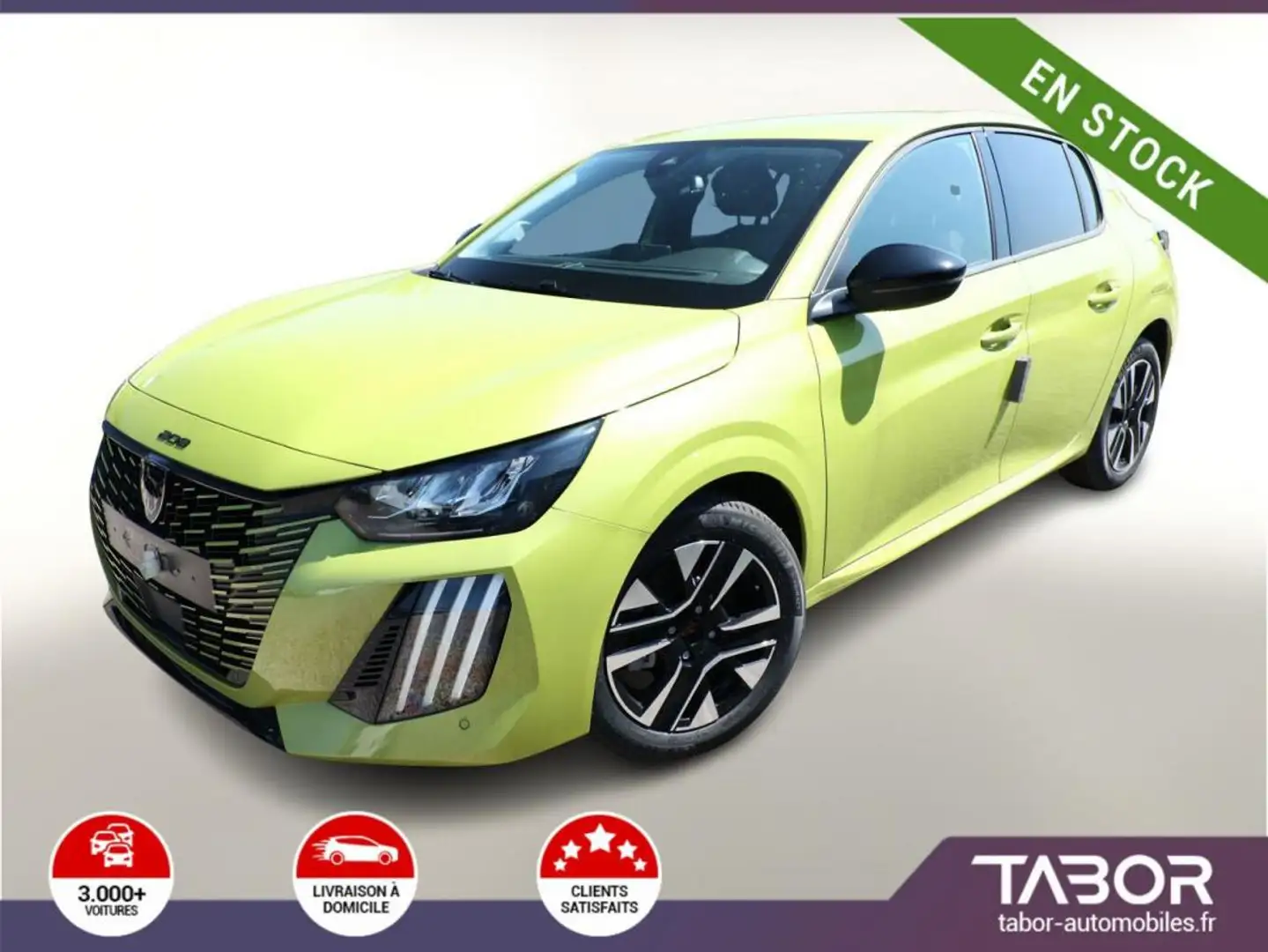 Peugeot 208 1.2 PT 100 Allure ACC 180° KeyL Reg Jaune - 1
