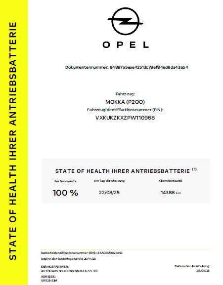 Opel Mokka E