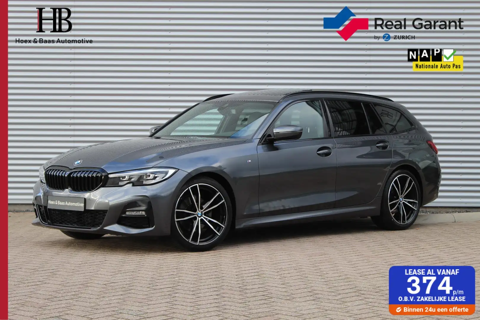 BMW 320 3-serie Touring 320i M-Sport/Panodak/Shadow/19inch Gris - 1