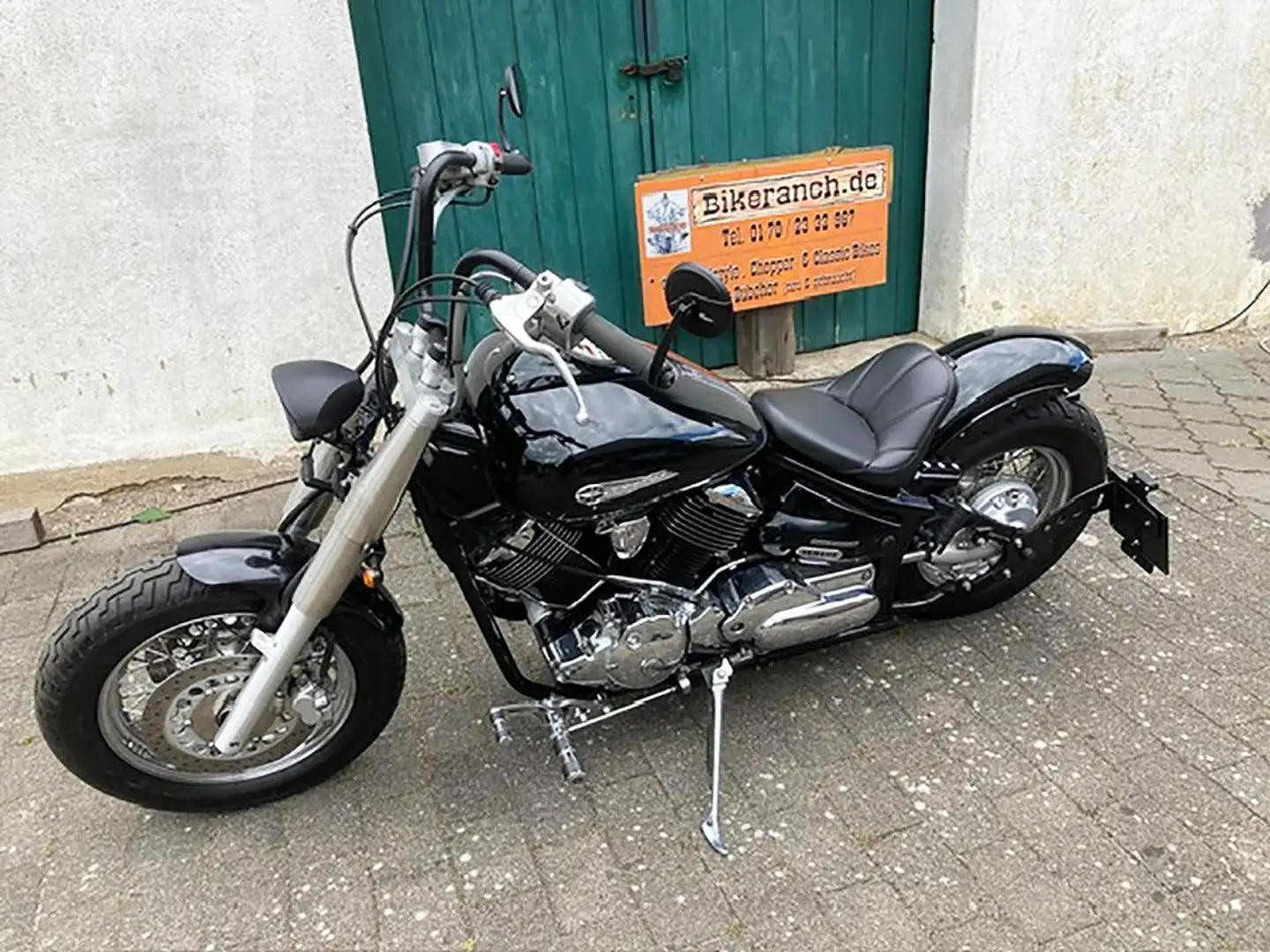 Yamaha XVS 1100 DragStar Classic Umbau Vorverle, APE, IOWA 1.Hand Schwarz - 2