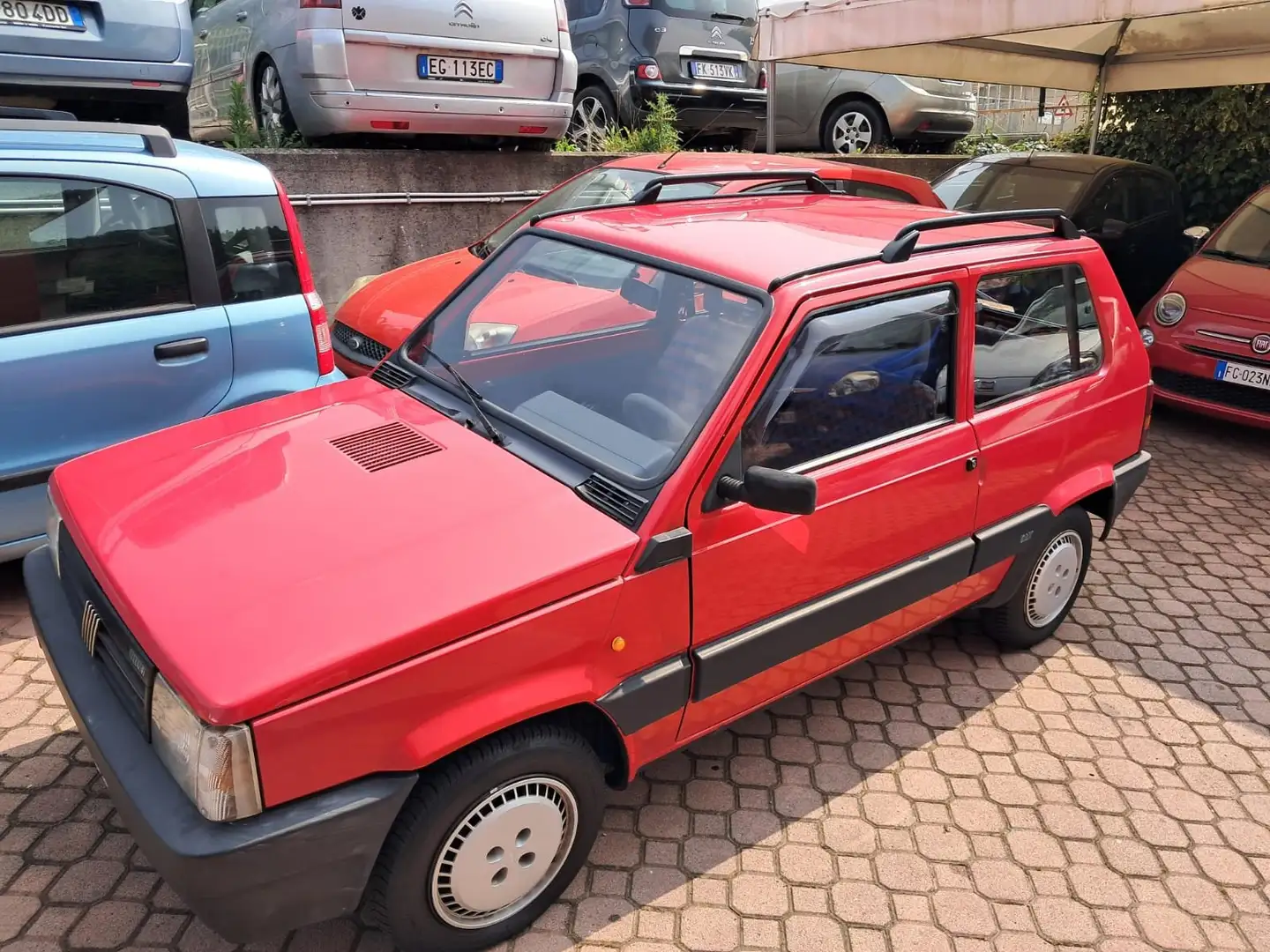 Fiat Panda Selecta automatica Rood - 1