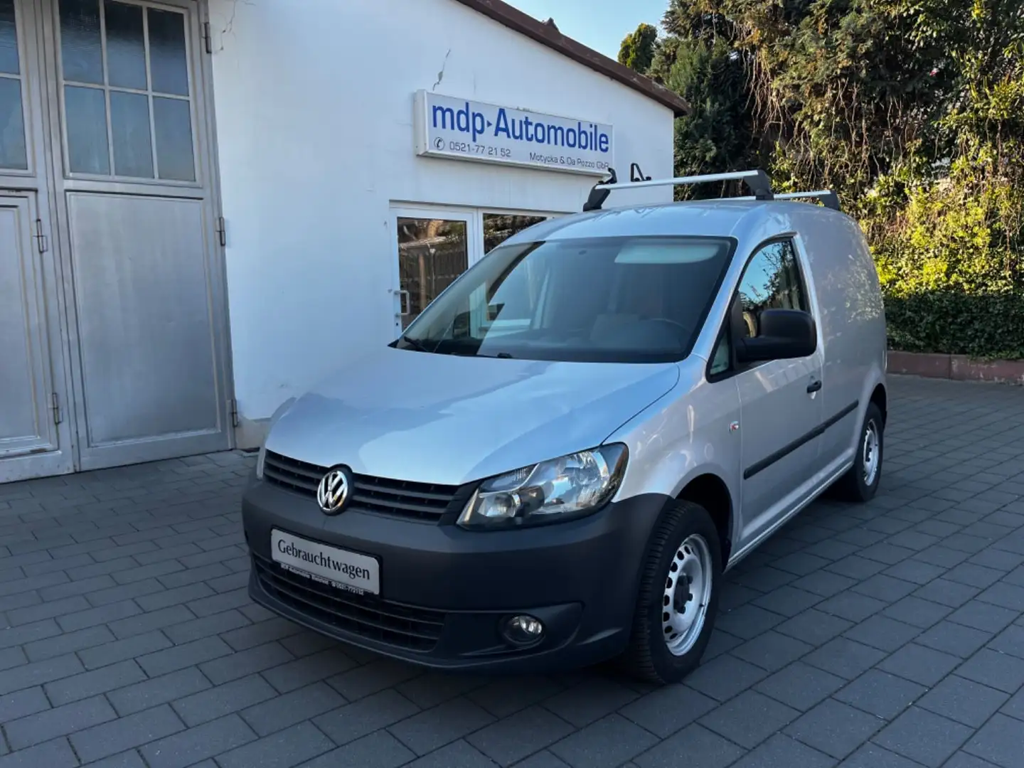 Volkswagen CADDY KASTEN 1,6 TDI*KLIMA* Silber - 1