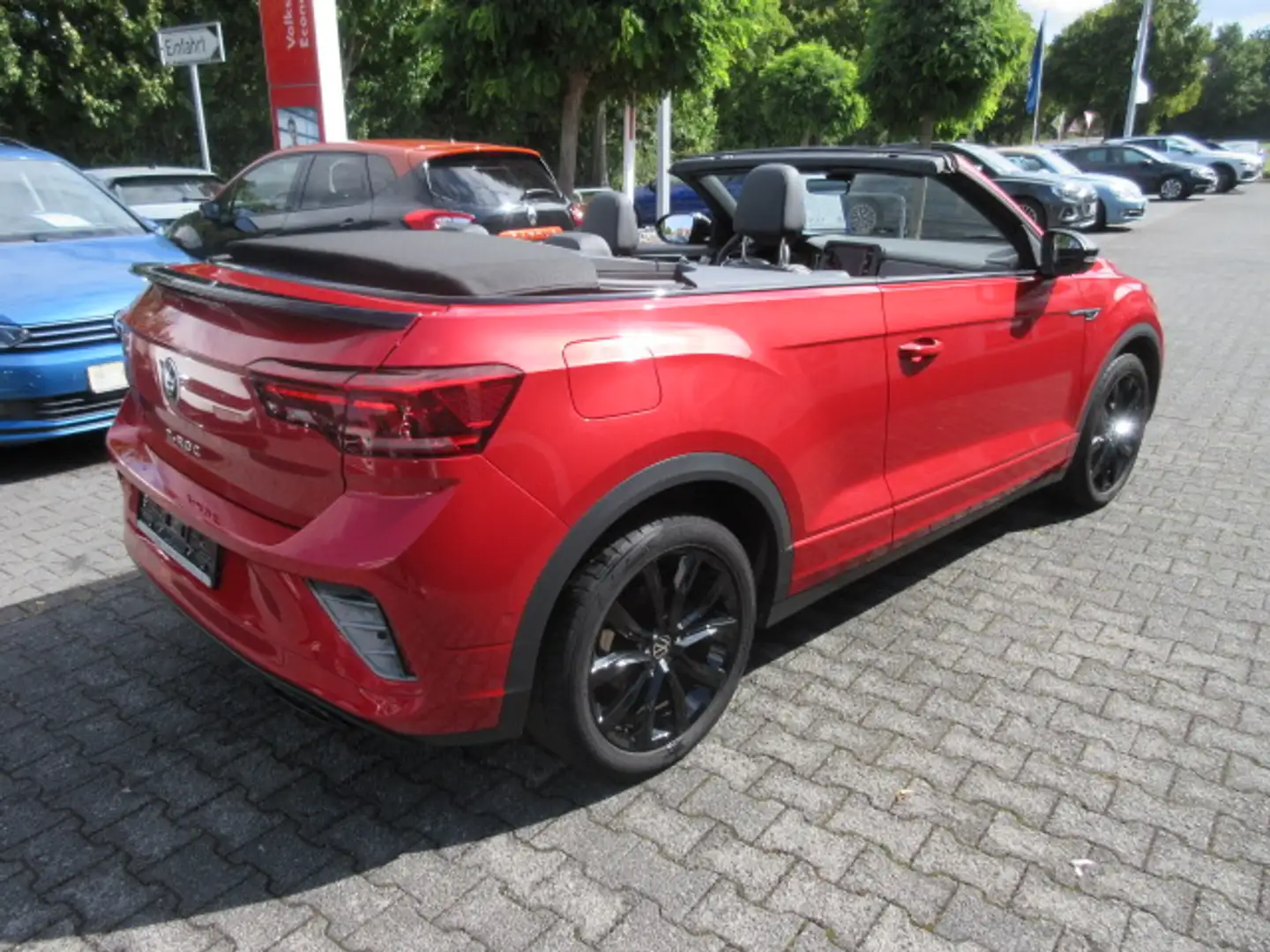 Volkswagen T-Roc Cabrio R-Line 1.5 TSI DSG NAVI BLACK STYLE LED ACC APS SITZHEIZUNG KLIMA DAB Rot - 2