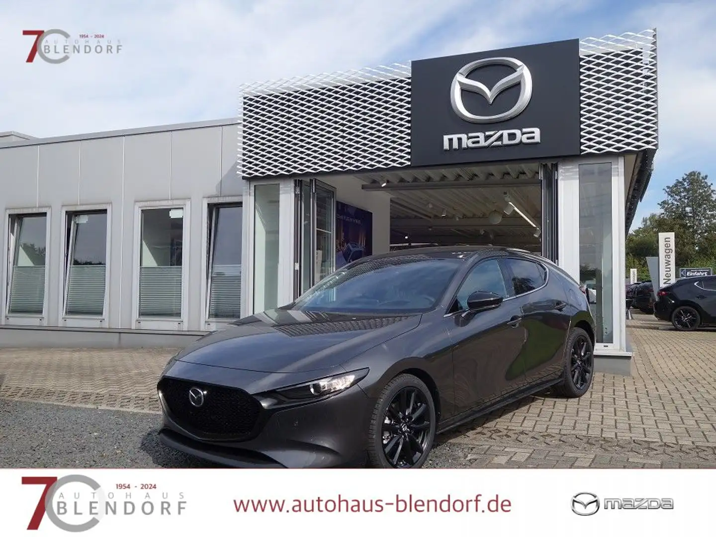 Mazda 3 2,5 L Homura Automatik Navi|Alexa|Kamera|LED Grau - 1