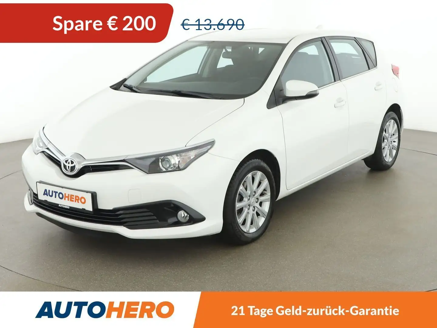 Toyota Auris 1.2 Turbo Active *CAM*KLIMAAUT*BT*ALU* Weiß - 1