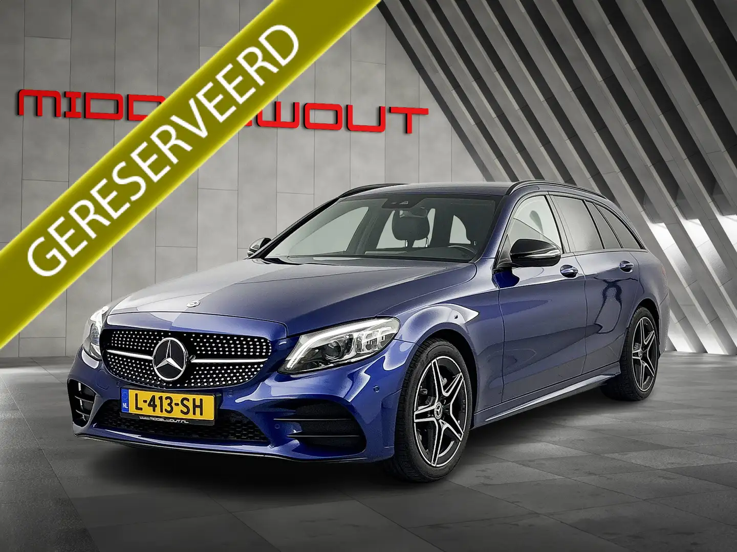 Mercedes-Benz C 300 Estate MHEV AMG 259PK Digi.Dash/Adapt.Cruise/Burme Blauw - 1
