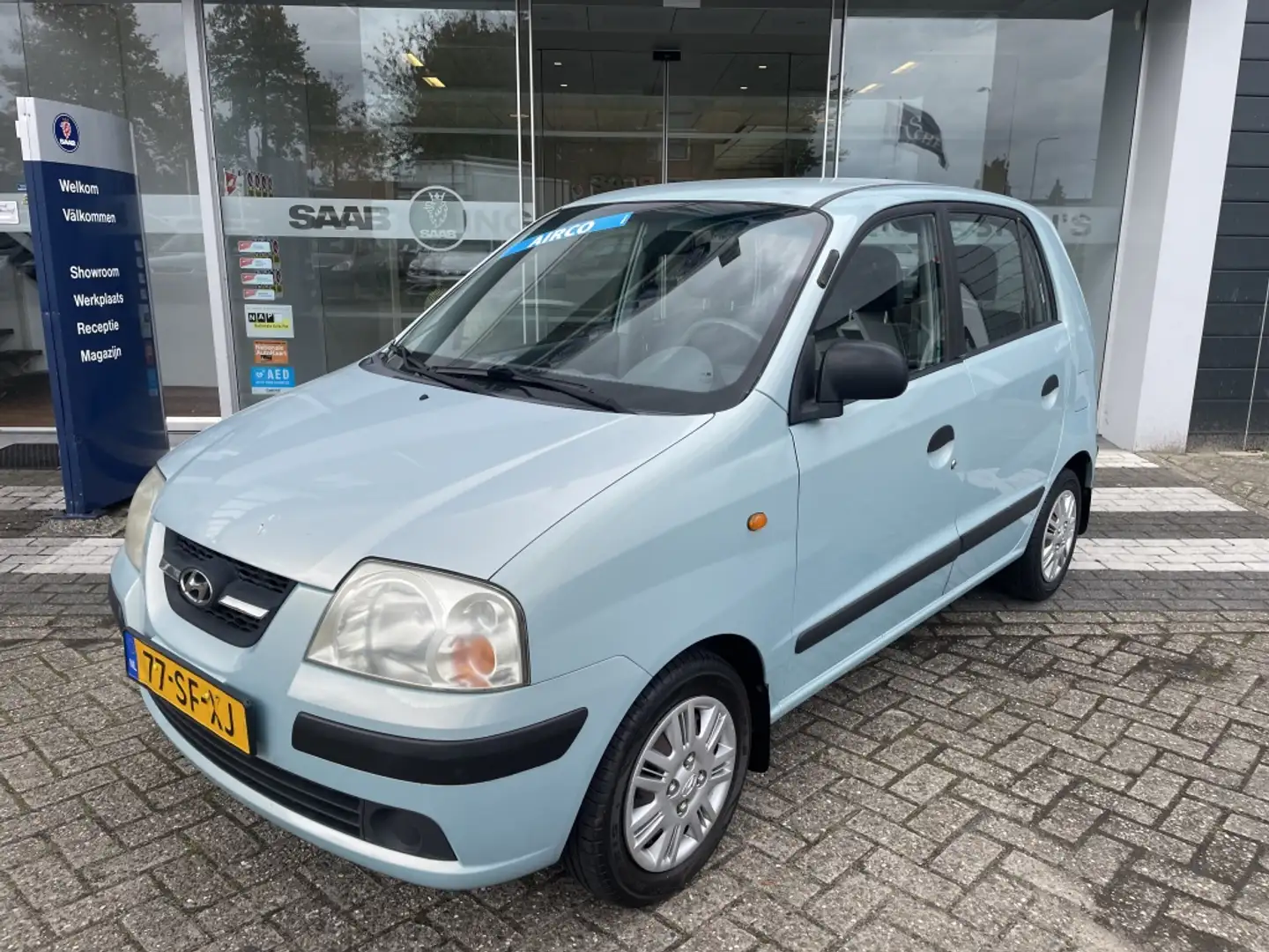 Hyundai Atos 1.1i ActiveCool Airco NIEUWE APK! Blauw - 1