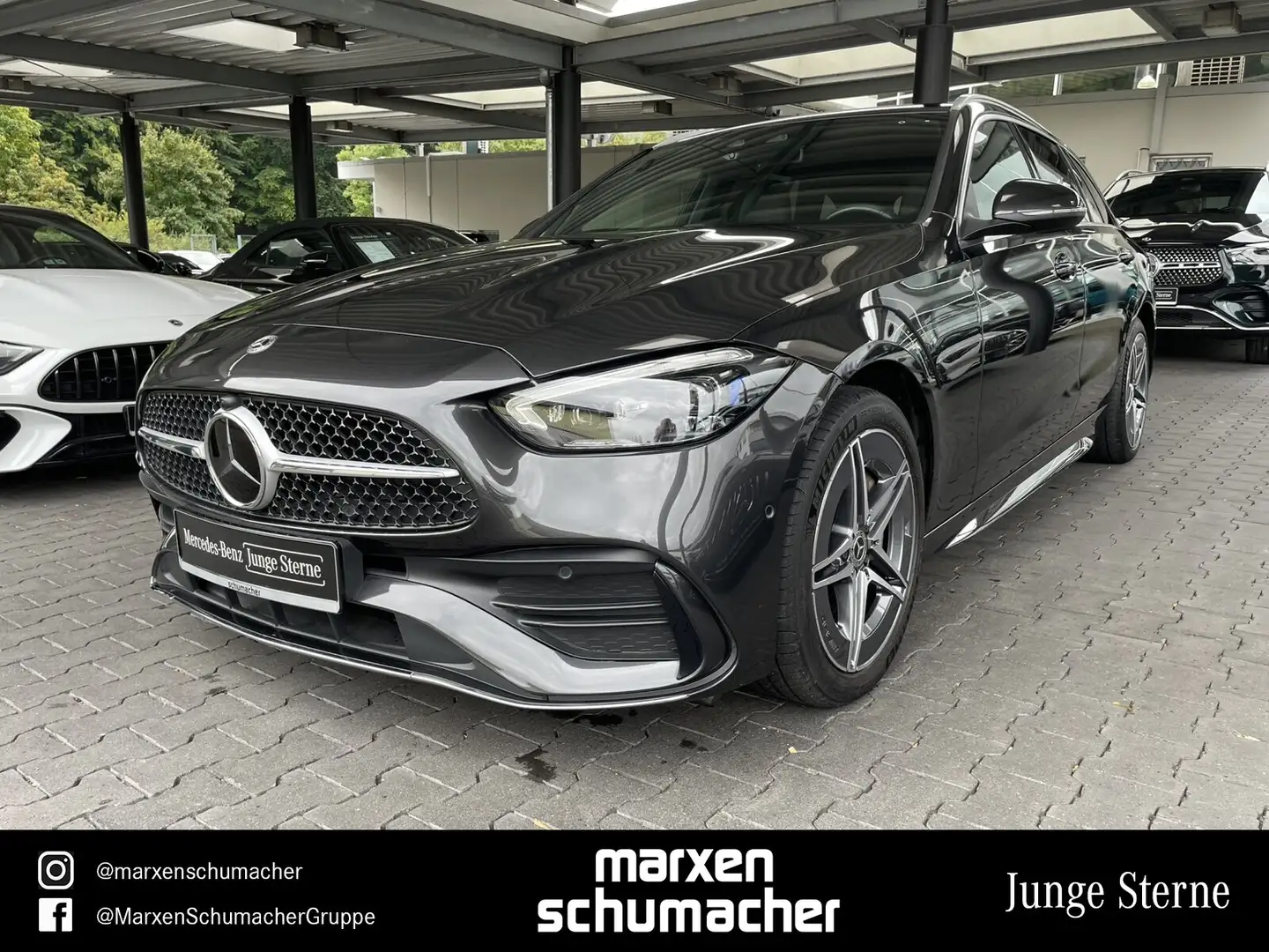 Mercedes-Benz C 300 C 300 e T AMG HuD+DIGITAL+Distr+AdvSound+Kamera Grau - 1
