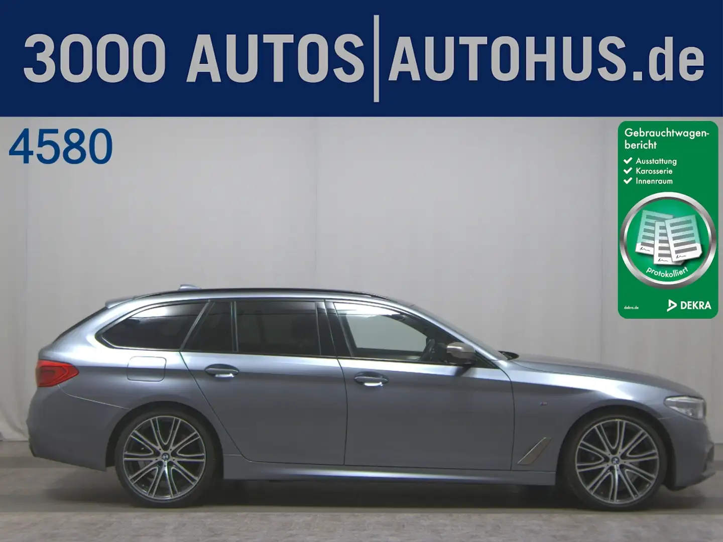 BMW M550 Touring xDr Leder Navi Pano LED LC prof HuD Blau - 1