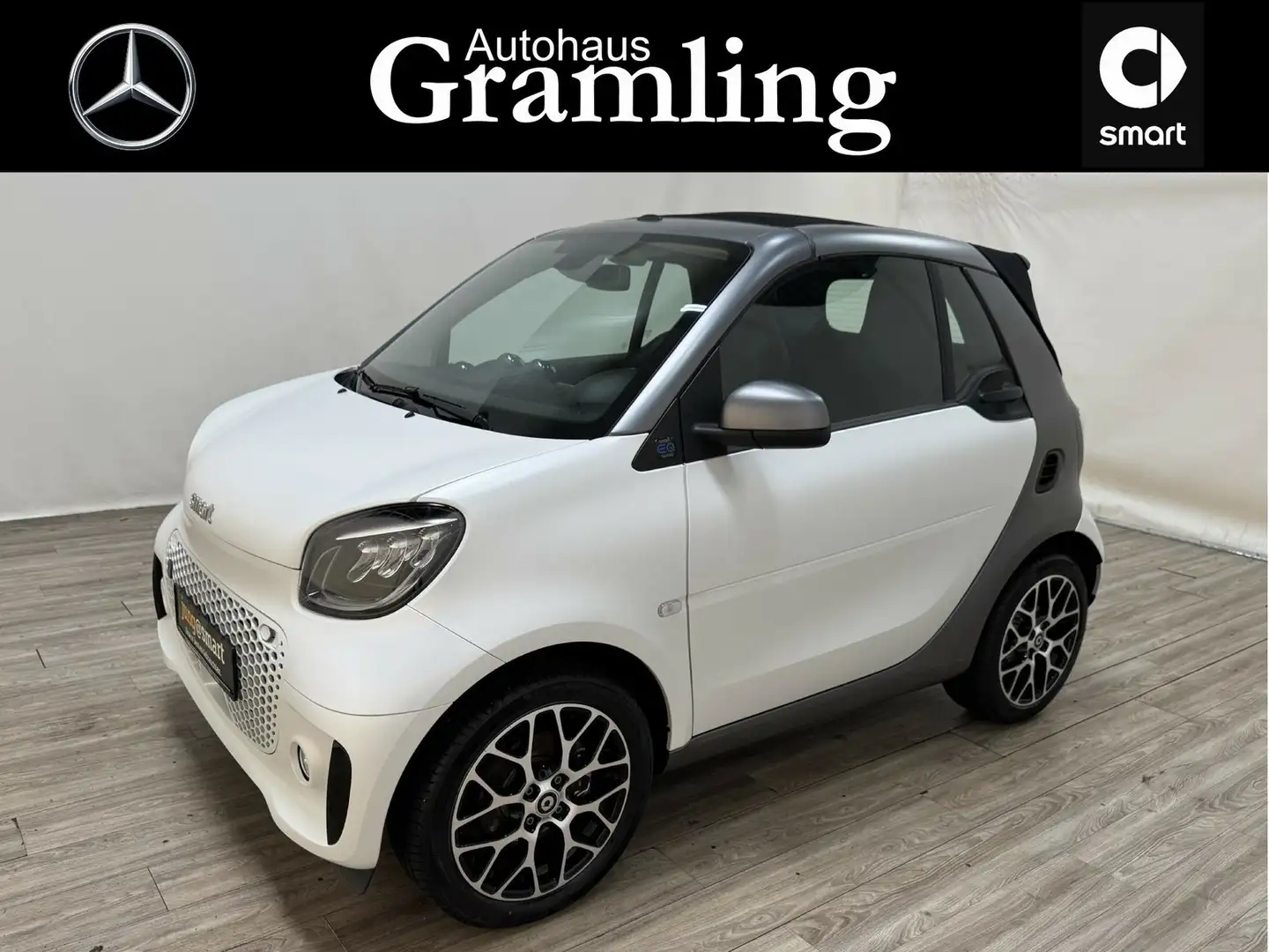 smart forTwo fortwo EQ cabrio prime *Exclusive*EDW*Kamera*LED Weiß - 1