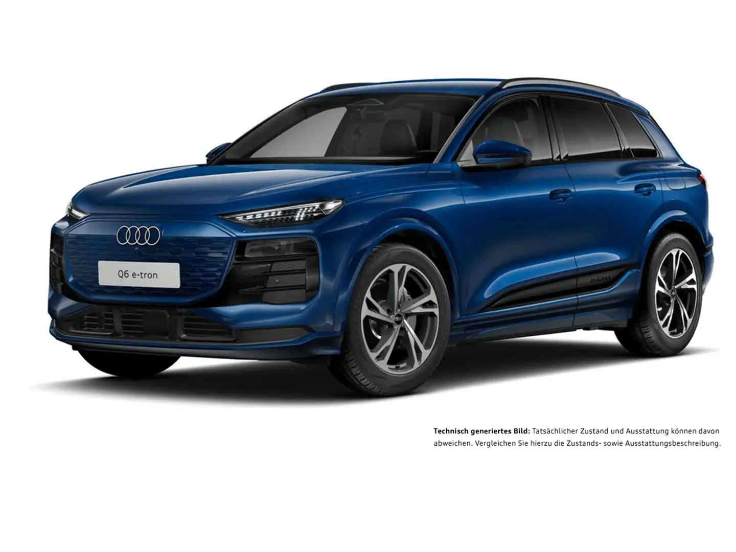 Audi Q6 e-tron quattro advanced BLACKPAK MATRIXLED Blau - 2