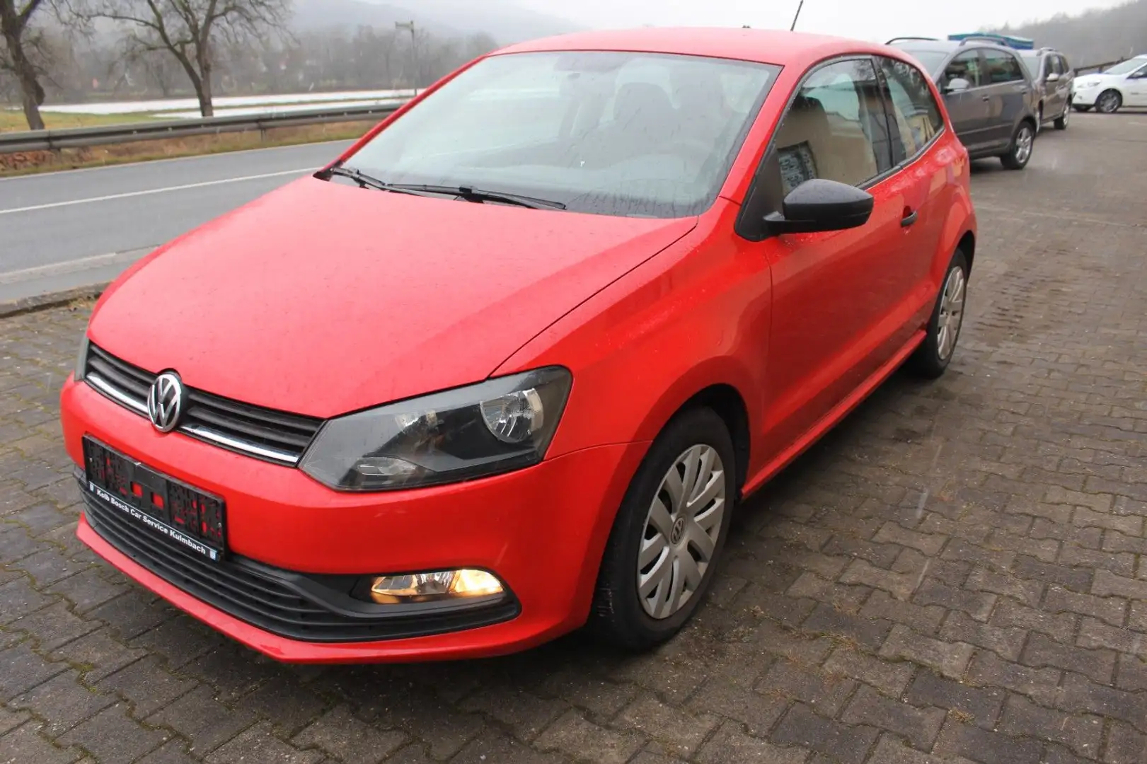 Volkswagen Polo 1.0+KLIMA+BC+8FACH+AUX Rood - 1