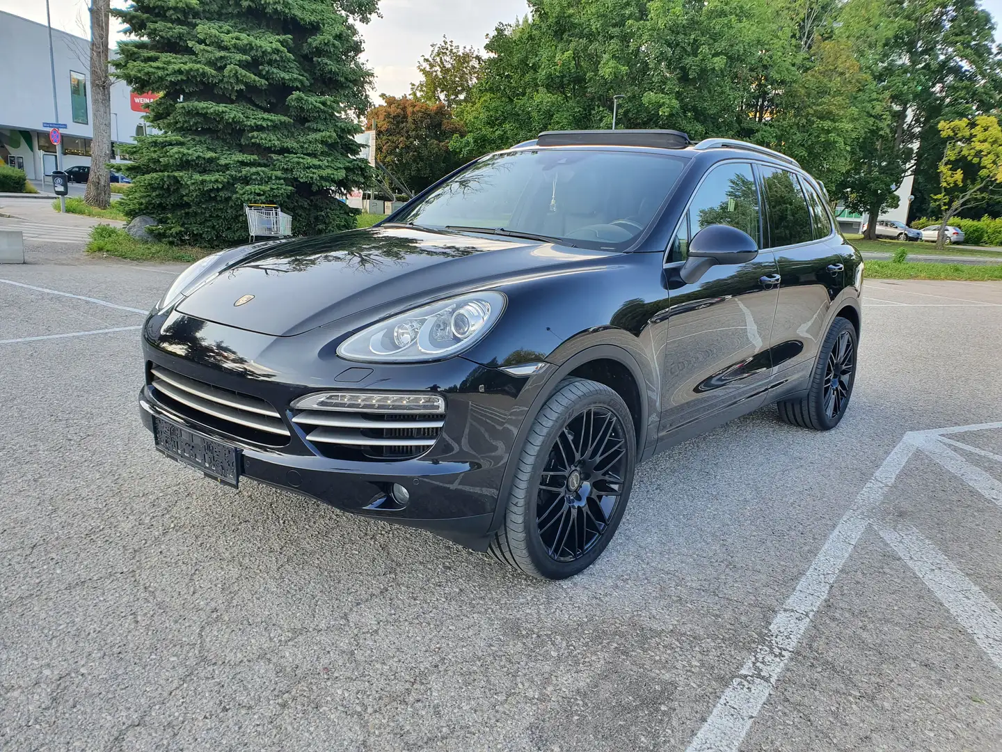 Porsche Cayenne Cayenne II Platinum Edition 3,0 Diesel Aut. Schwarz - 1