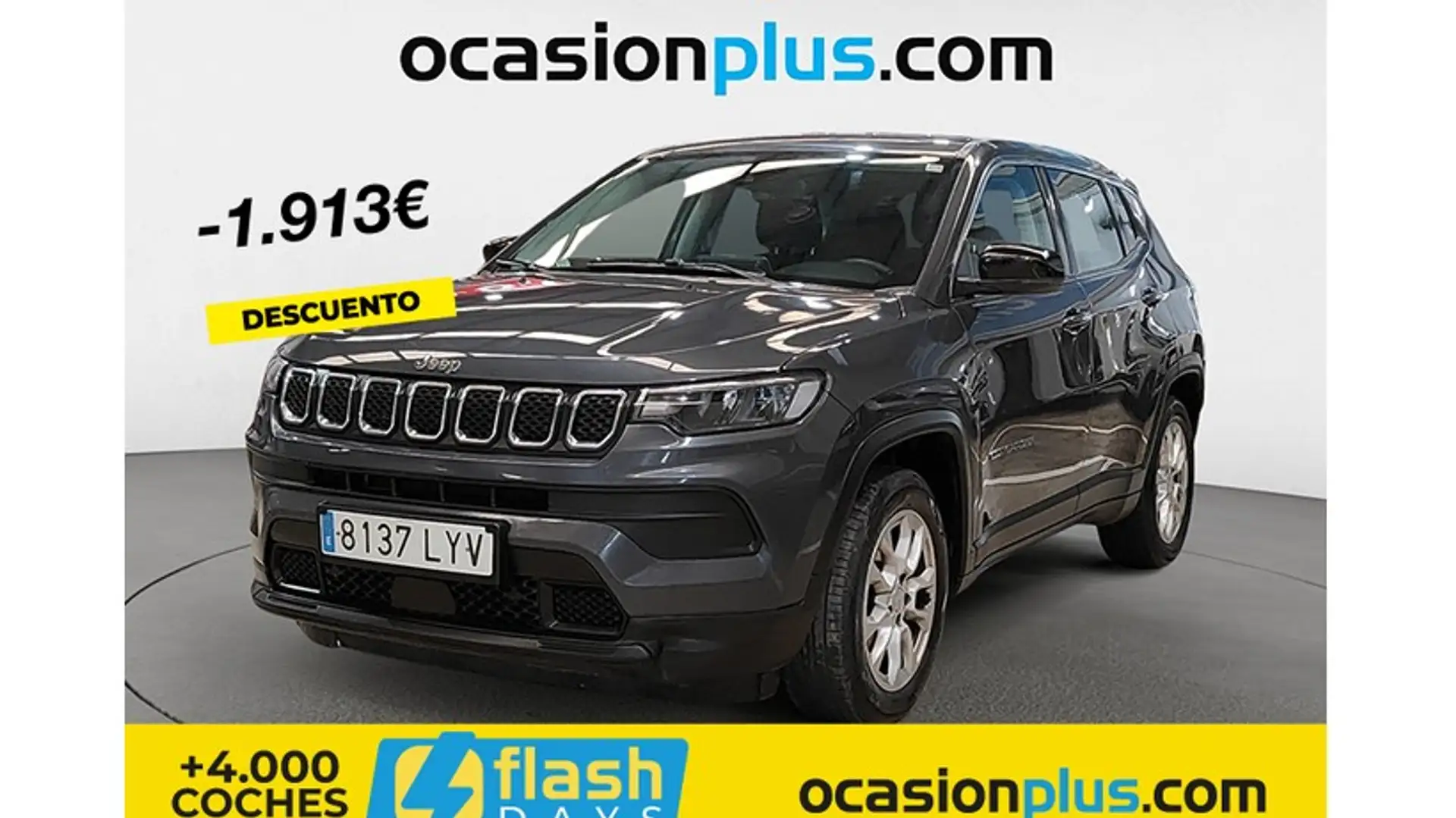Jeep Compass 1.3 Gse T4 Longitude 4x2 130 Gris - 1