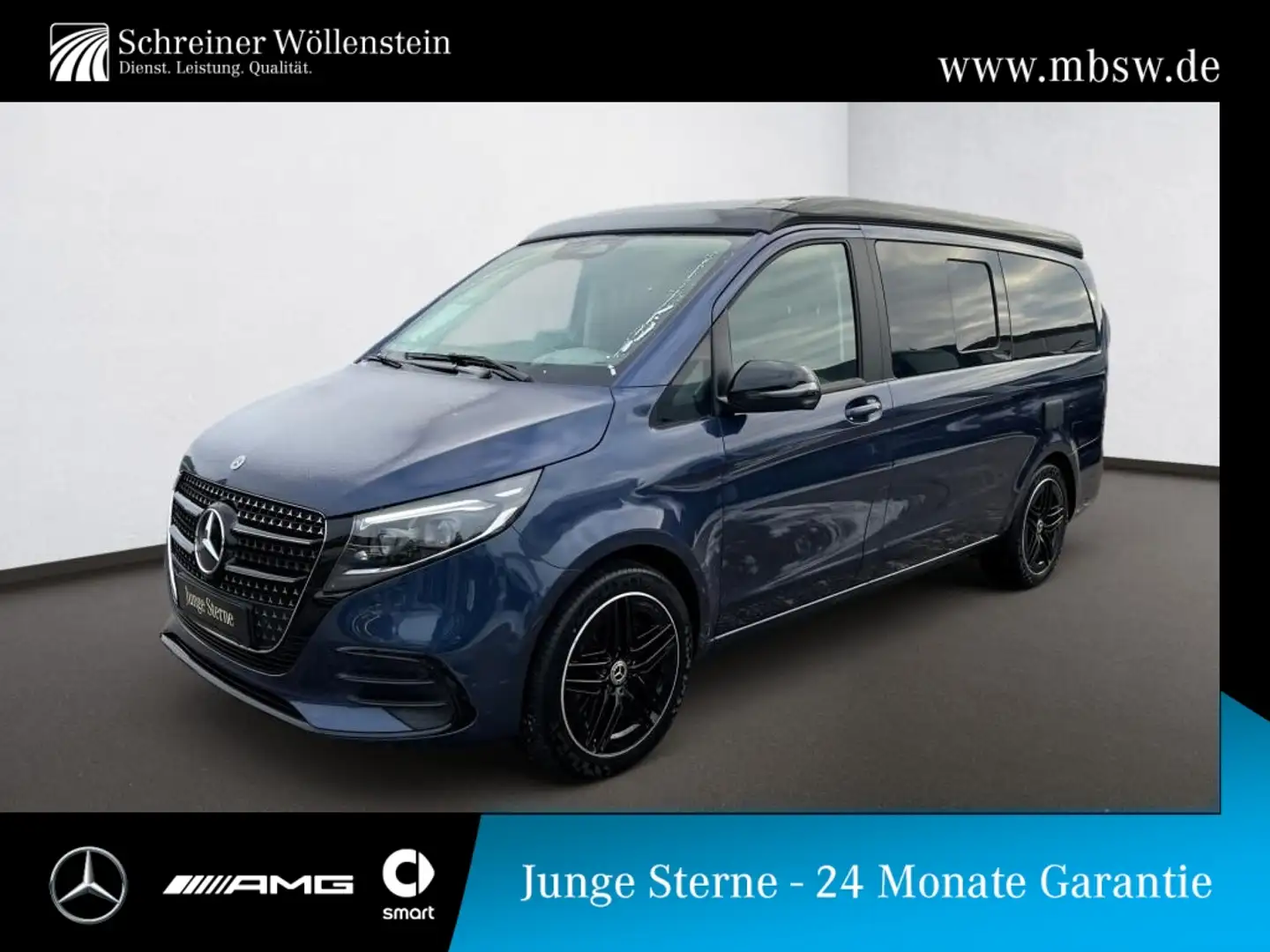 Mercedes-Benz V 300 Marco Polo 4M AMG*Night*AIR*Distr*AHK2,5t Blau - 1