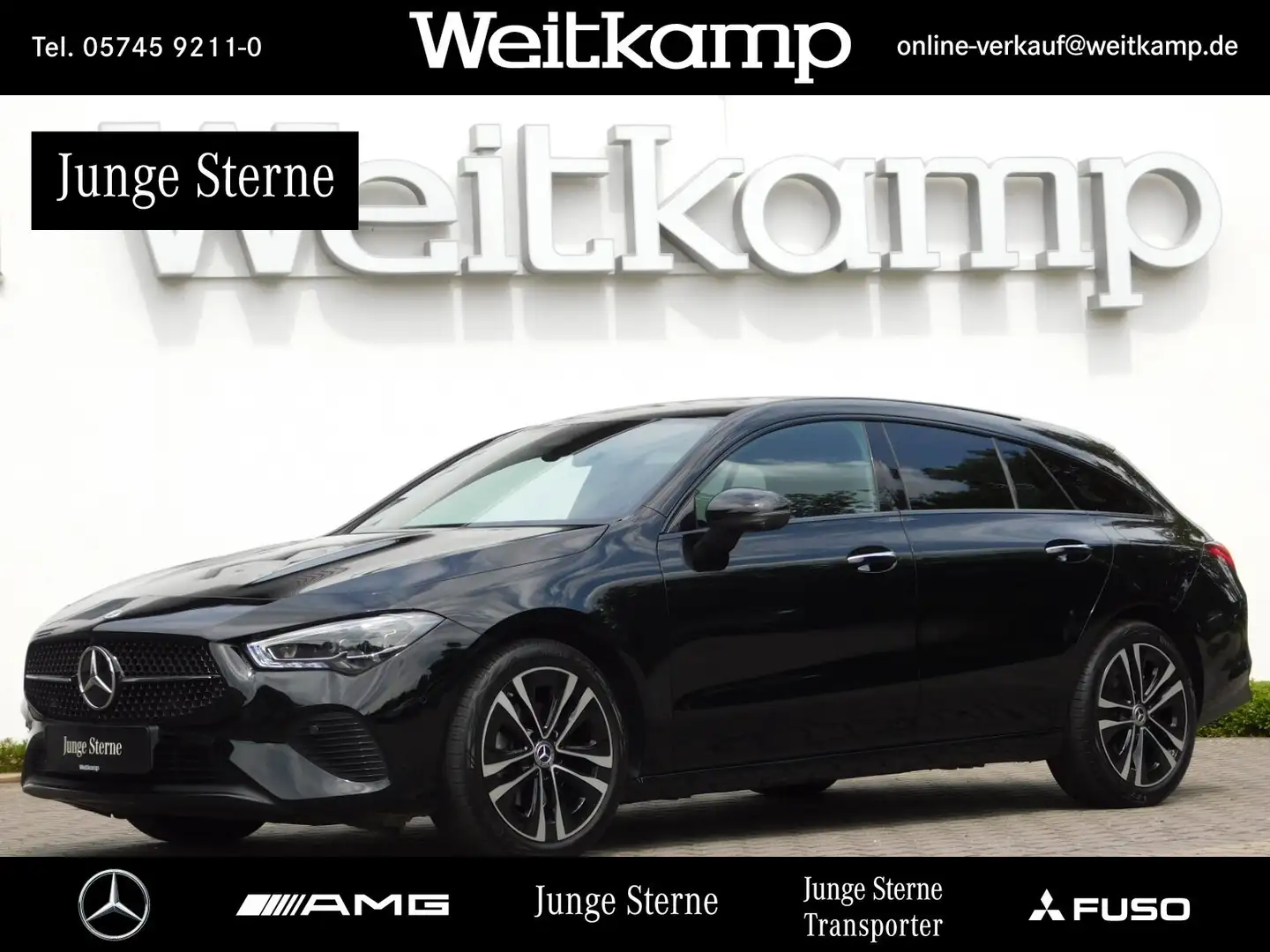 Mercedes-Benz CLA 200 CLA 200 d SB Night+AHK+360°+Keyless+Distronik DPF Schwarz - 1