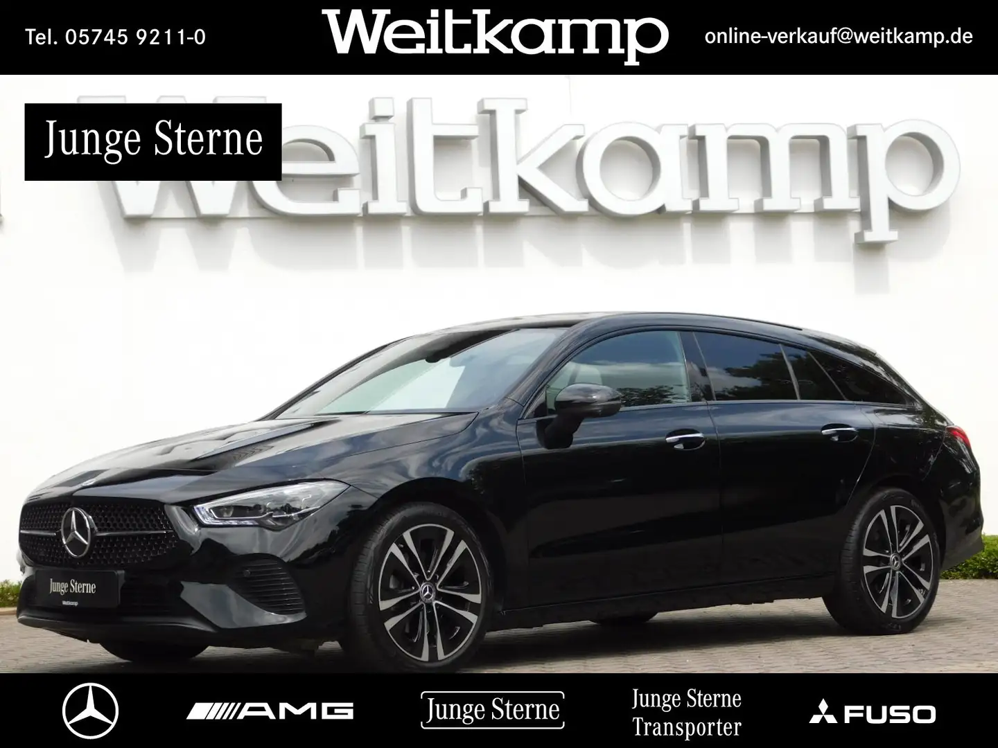 Mercedes-Benz CLA 200 CLA 200 d SB Night+AHK+360°+Keyless+Distronik DPF Schwarz - 1