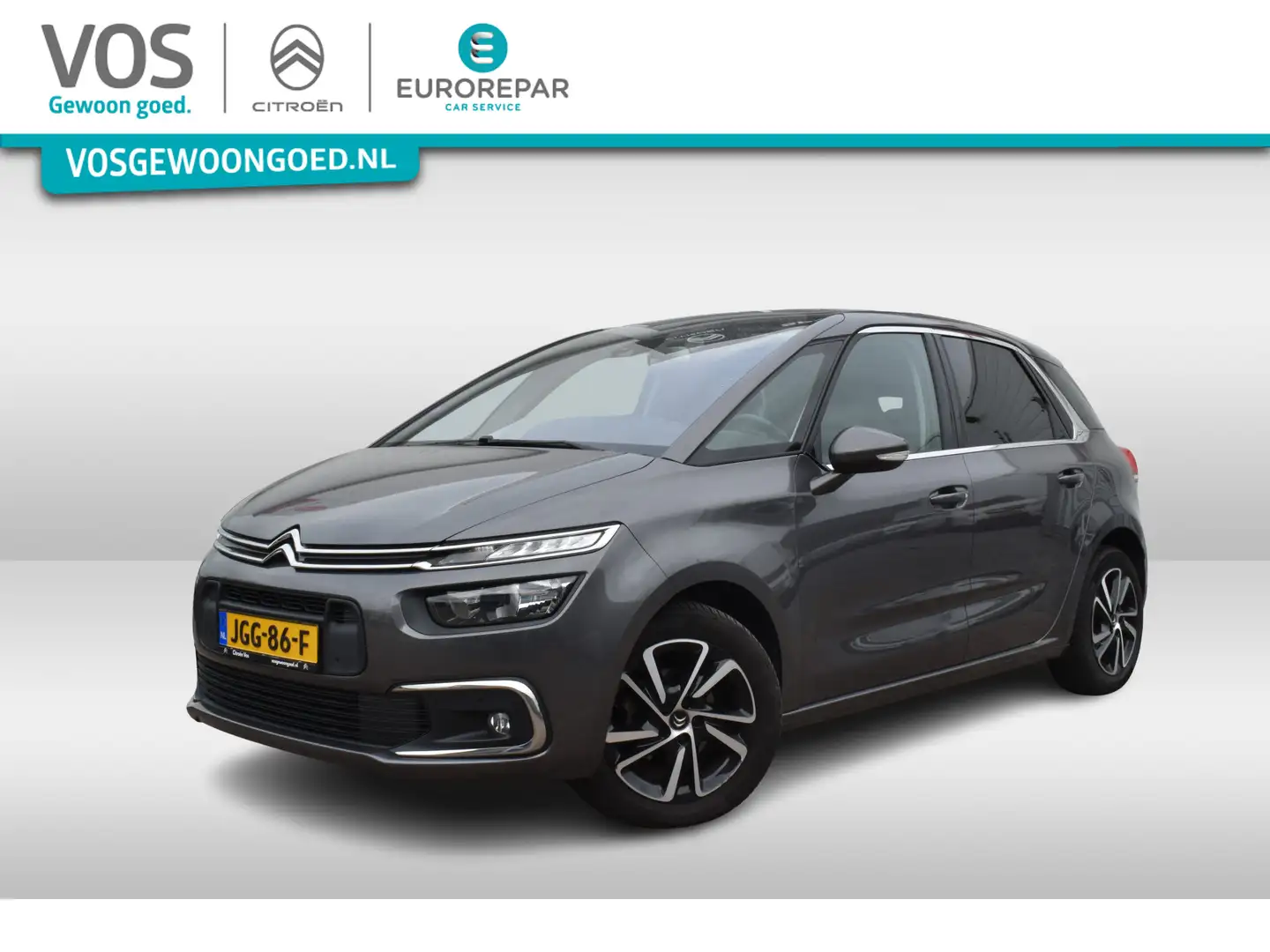 Citroen C4 SpaceTourer PureTech 130 EAT8 Shine Navi | Airco | Adapt, Crui Gris - 1