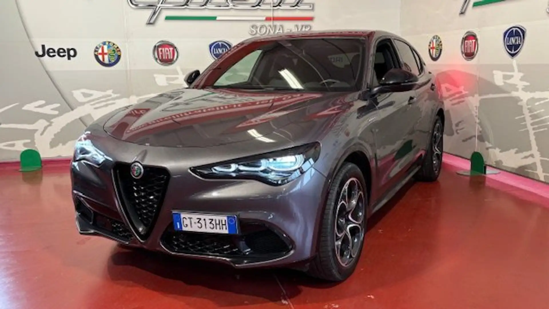 Alfa Romeo Stelvio Stelvio 2.2 Turbodiesel 210 CV AT8 Q4 Veloce Grigio - 2