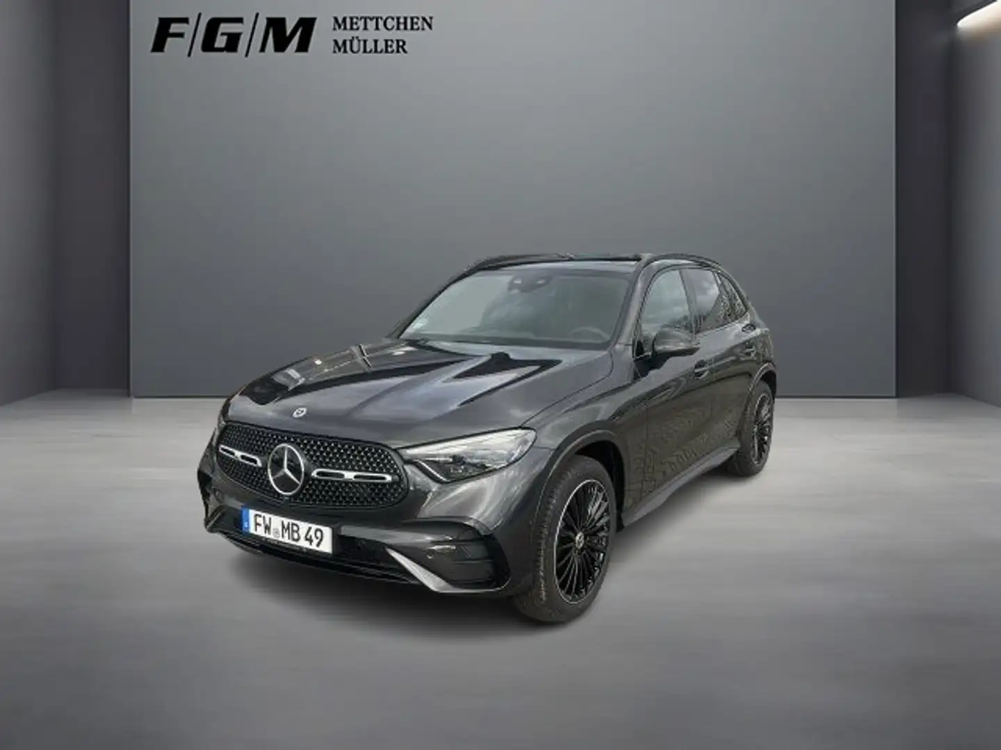 Mercedes-Benz GLC 450 d 4Matic AMG Line +LED+Wide+MBUX+Pano Grijs - 1