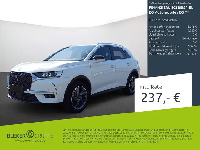 DS Automobiles DS 7 E-Tense 225 Bastille