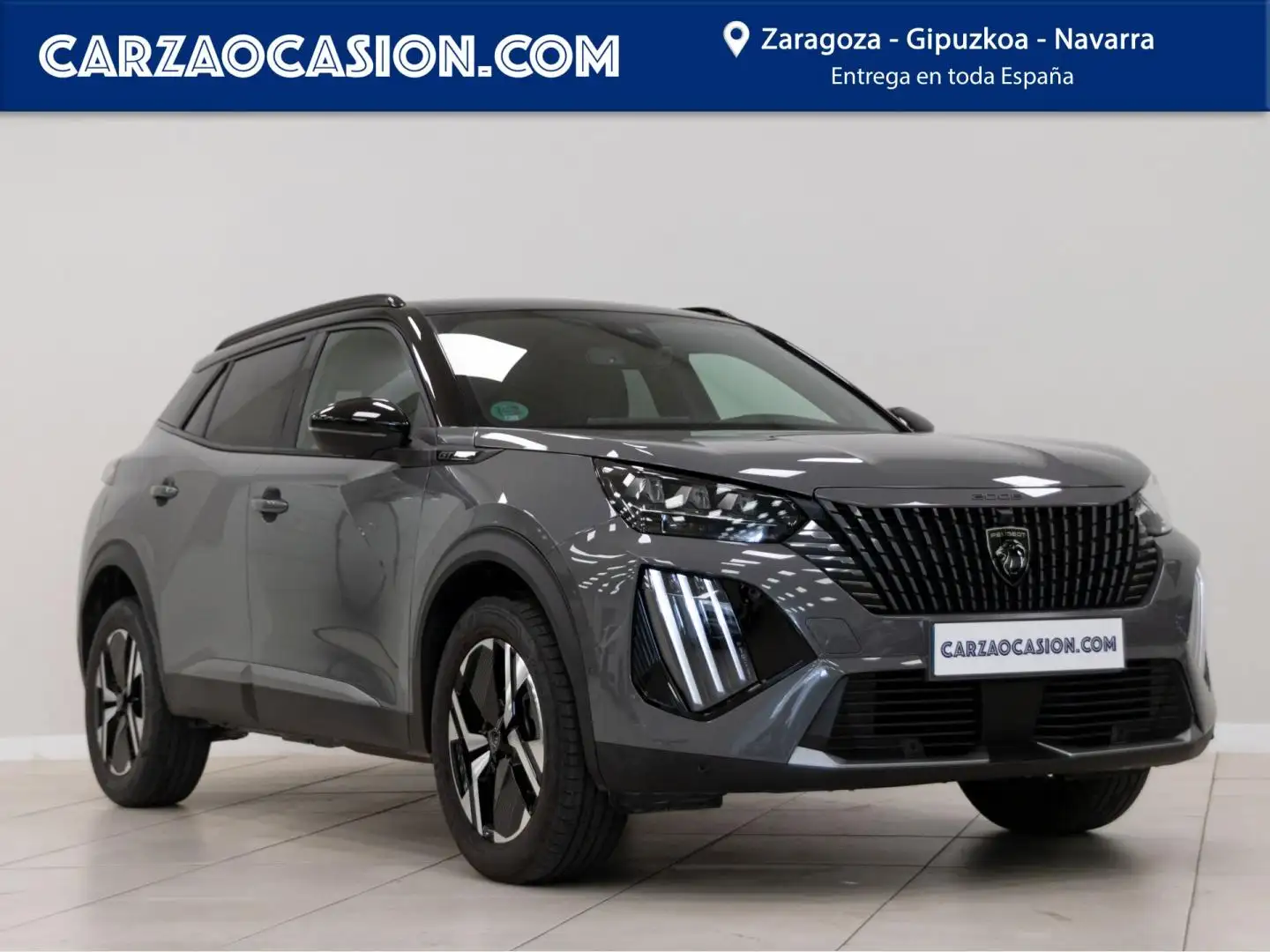 Peugeot 2008 1.2 PureTech S&S GT EAT8 130 Gris - 1