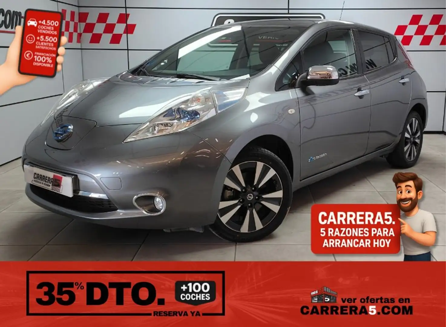 Nissan Leaf Acenta 30KWh Blanco - 1