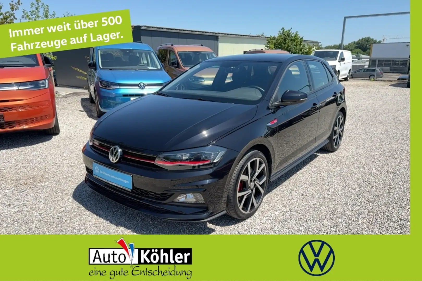 Volkswagen Polo GTi DSG LED-Scheinwerfer /DAB+ /ACC-Tempomat Schwarz - 1